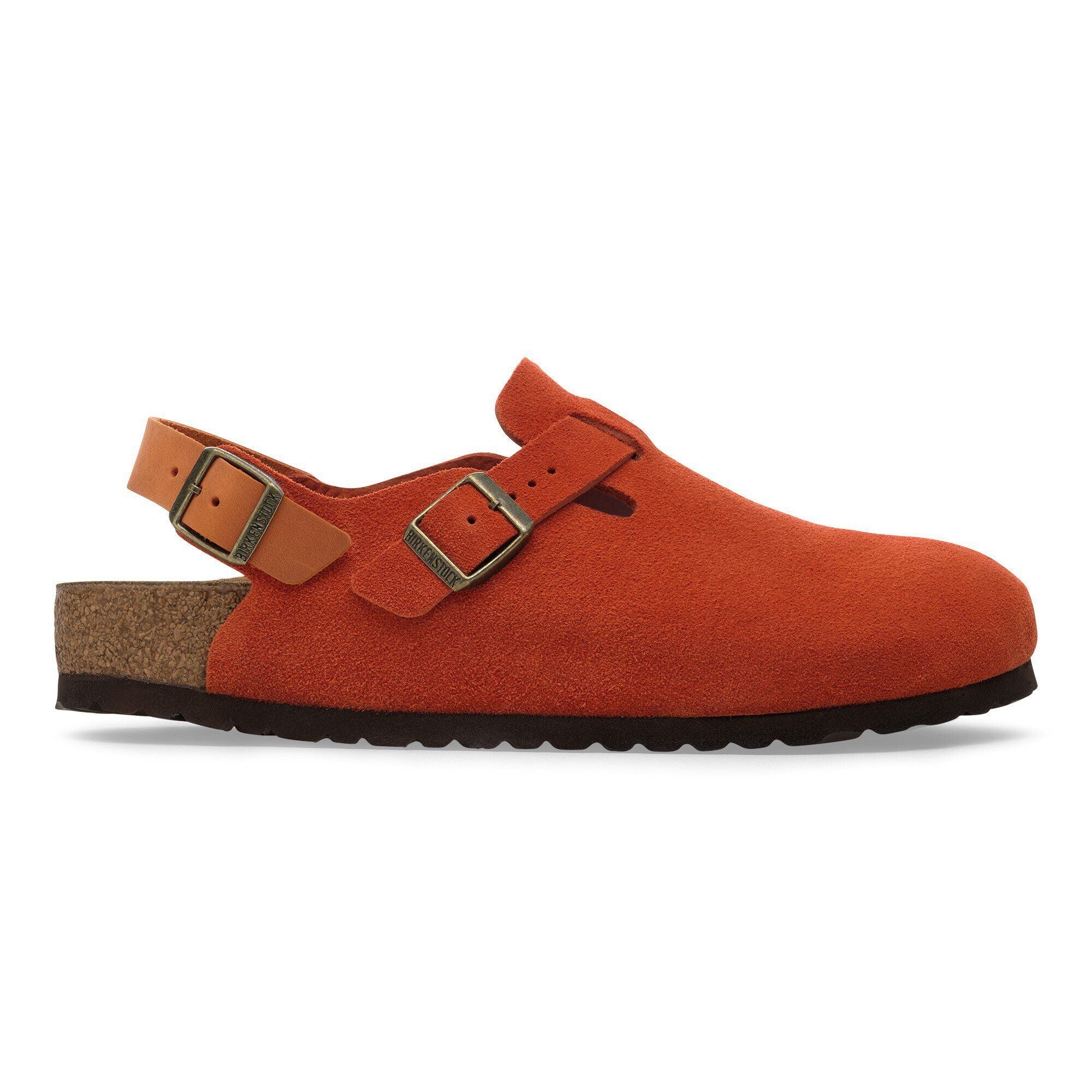 Tokio Suede Leather Rust Brown