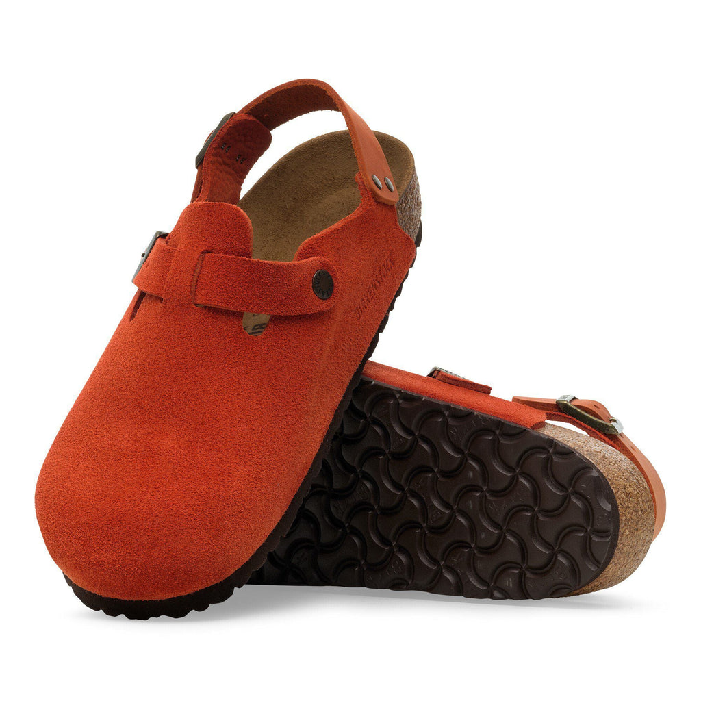 Tokio Suede Leather Rust Brown