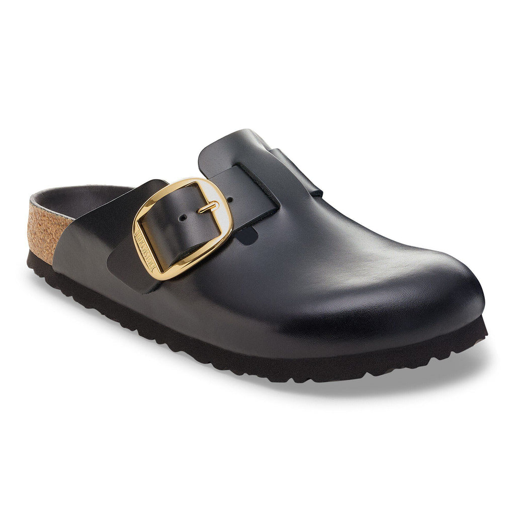 Boston Big Buckle Leather Black Dressy Leather