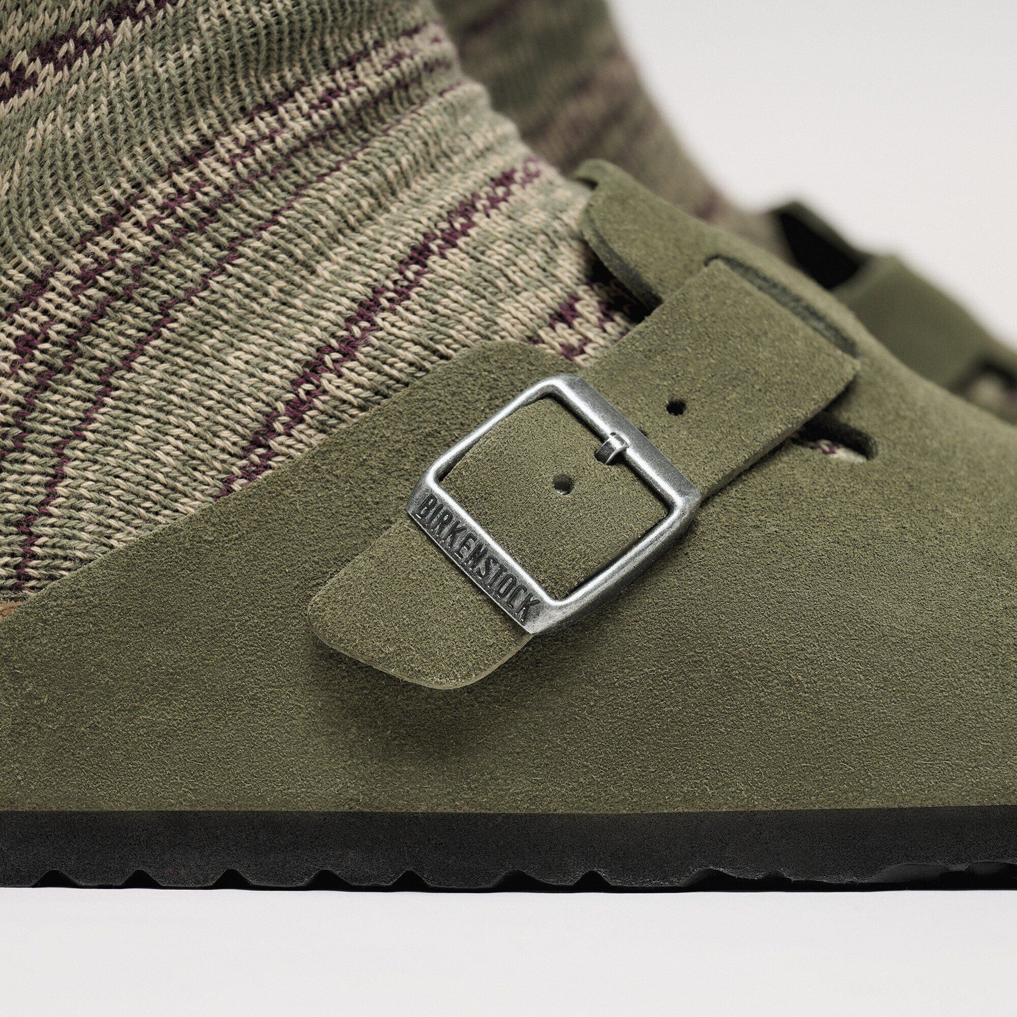 Boston Soft Footbed Suede Leather