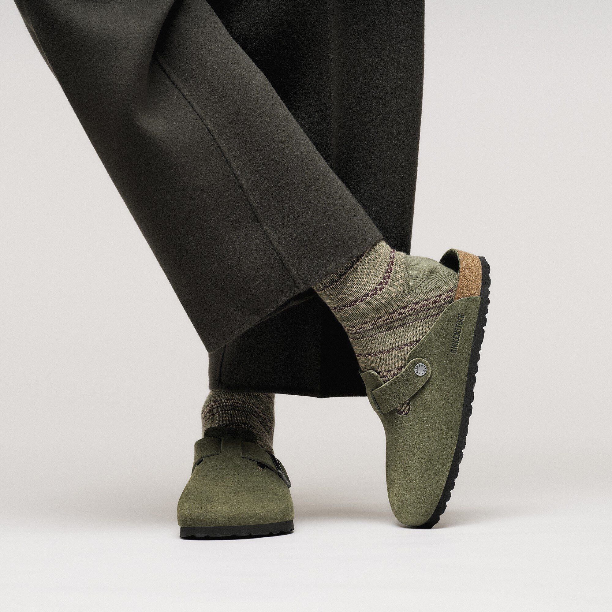Boston Soft Footbed Suede Leather