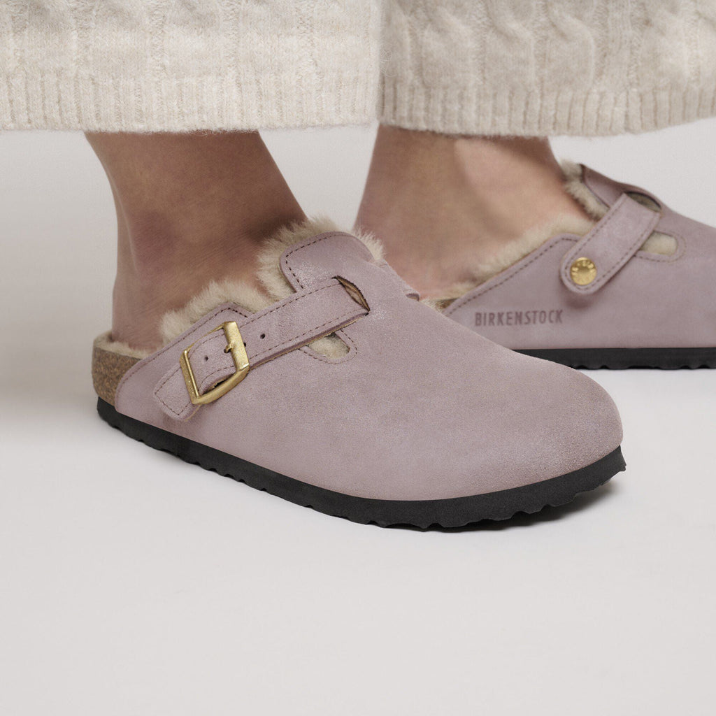Boston Shearling Suede Leather/Fur