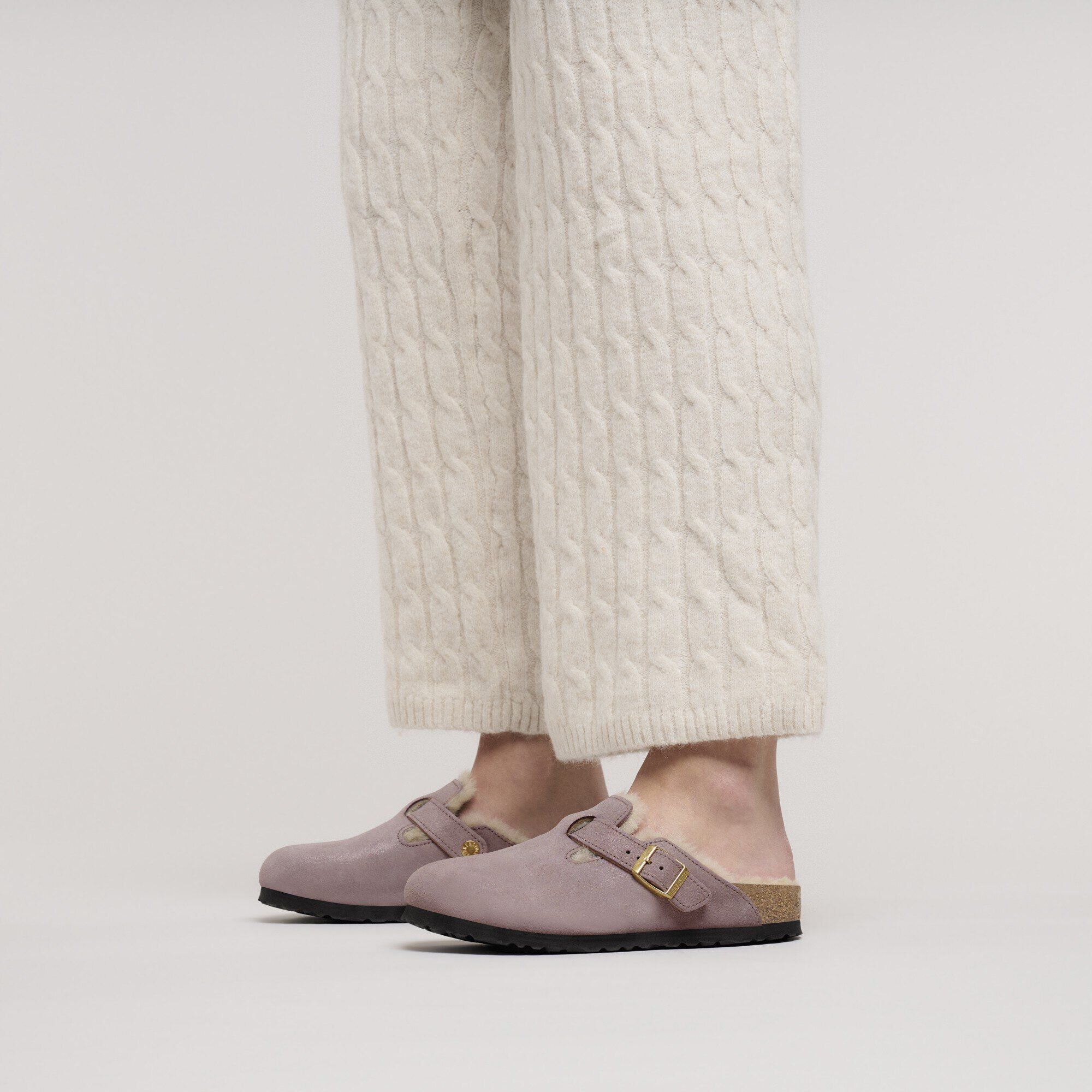 Boston Shearling Suede Leather/Fur