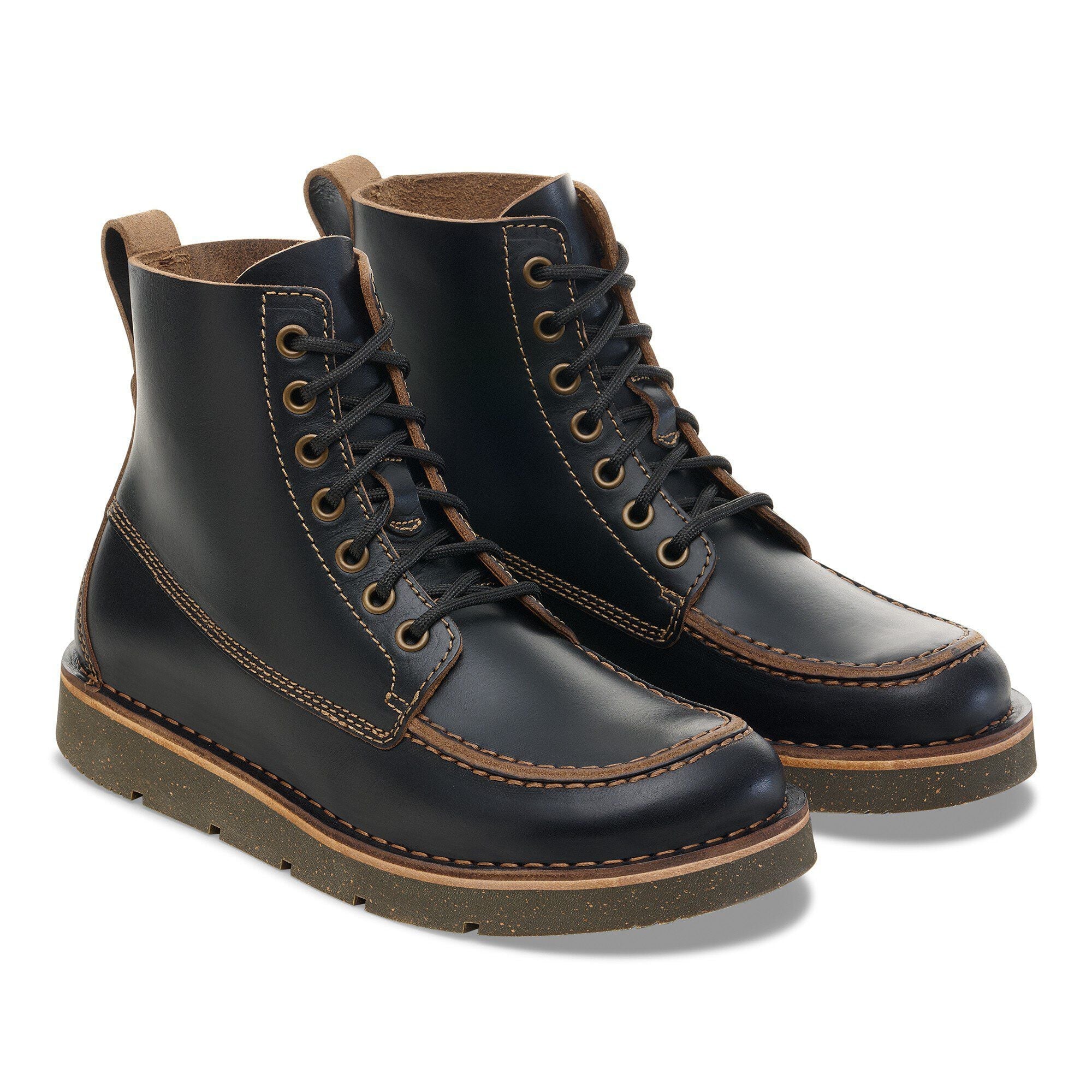 Birmingham Moc Oiled Leather Black