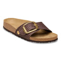 Madrid Big Buckle Raffia Textile