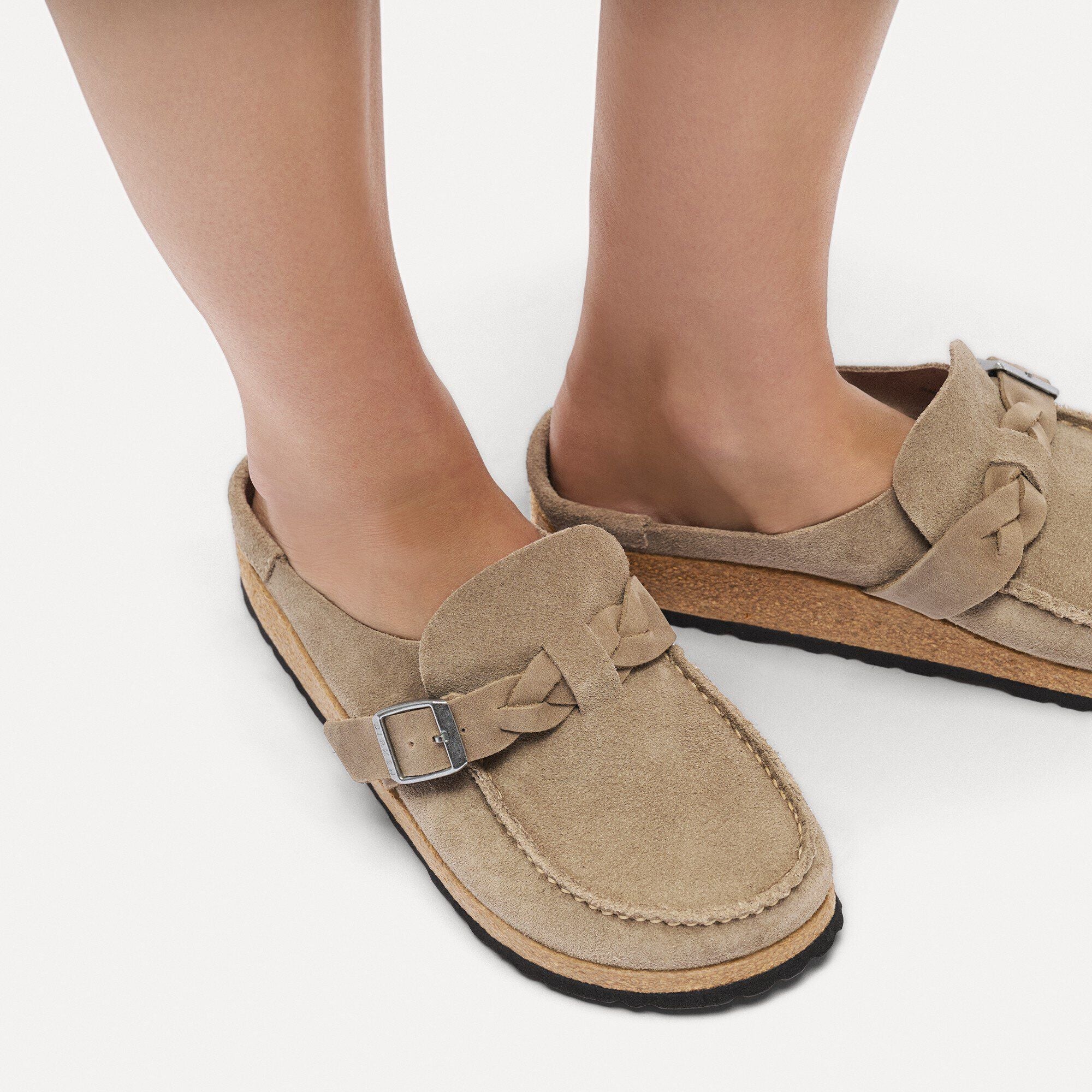 Buckley  Braided Suede Leather