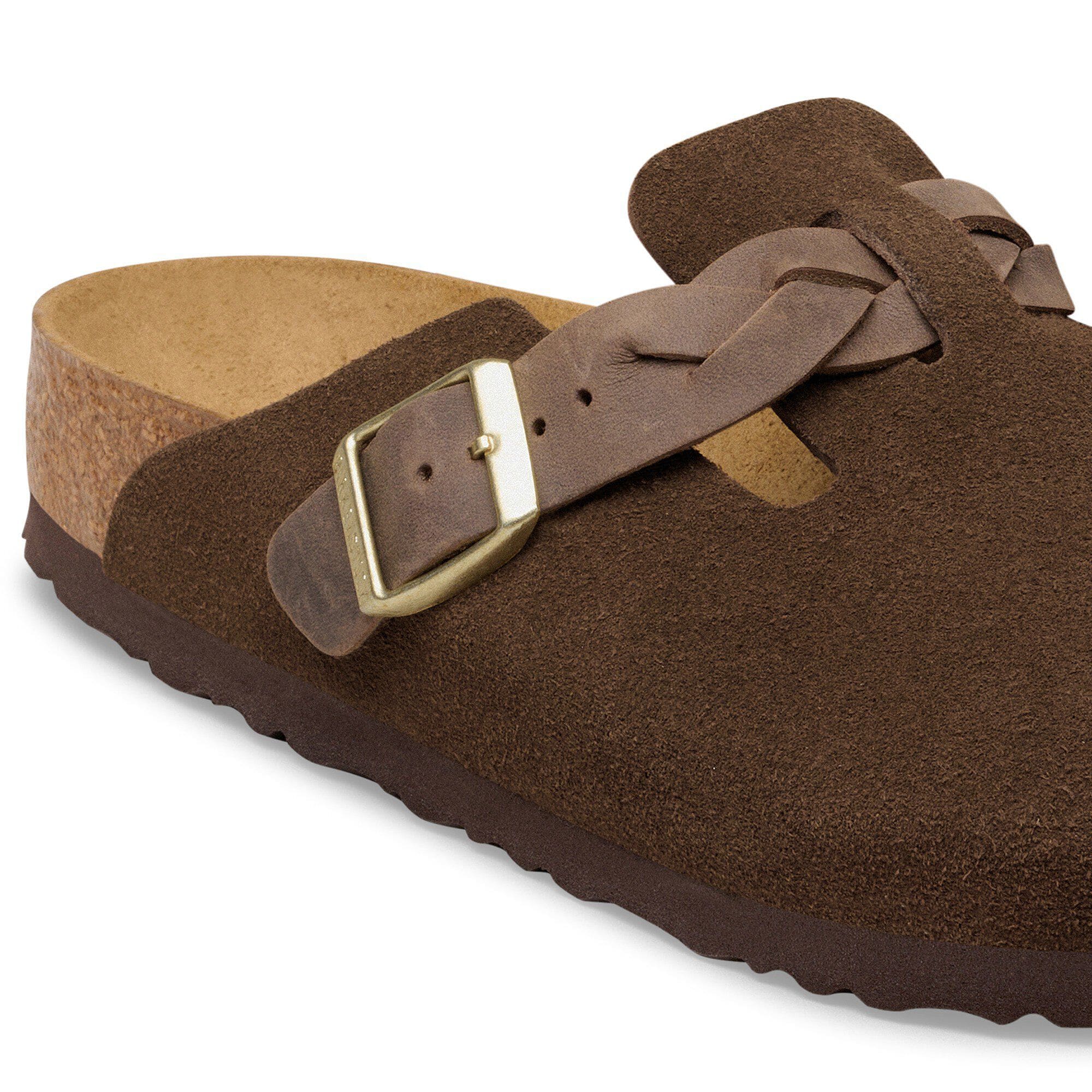 Boston Braided Suede Leather