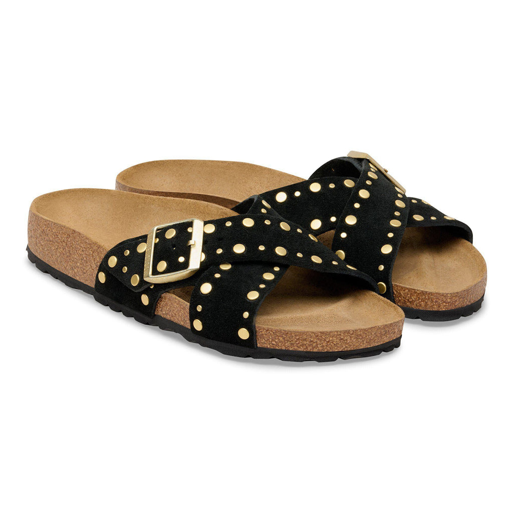 Siena Rivet Suede Leather