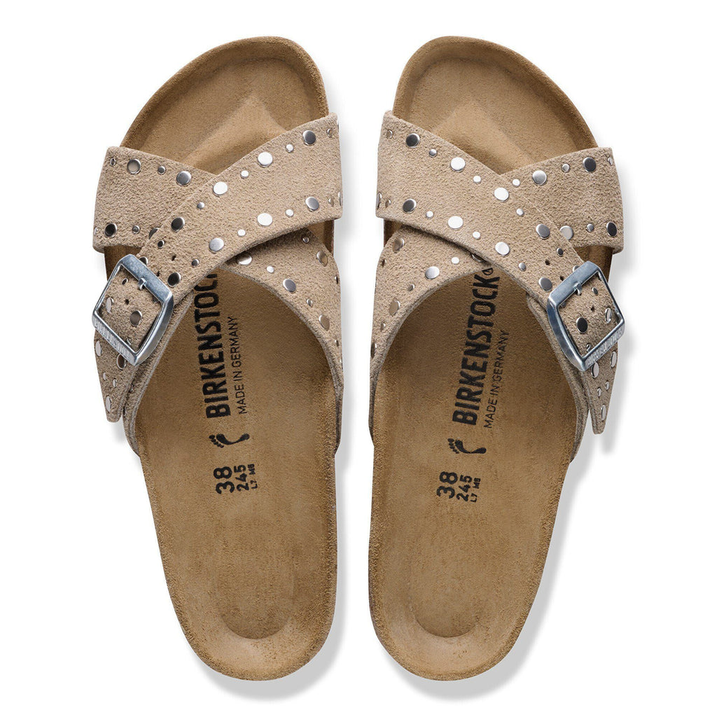 Siena Rivet Suede Leather