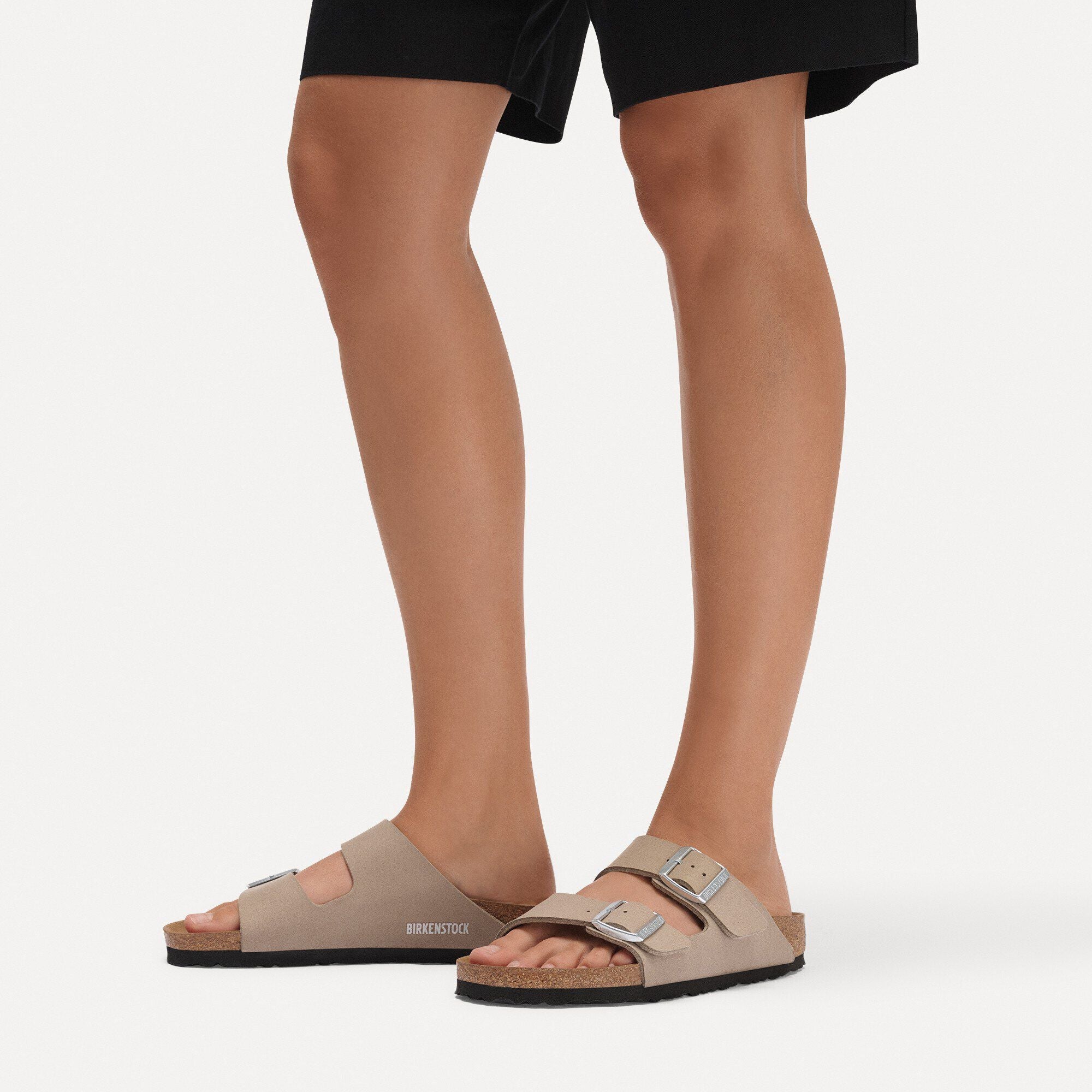 Arizona Vegan Synthetics Soft Birki Vegan Gray Taupe