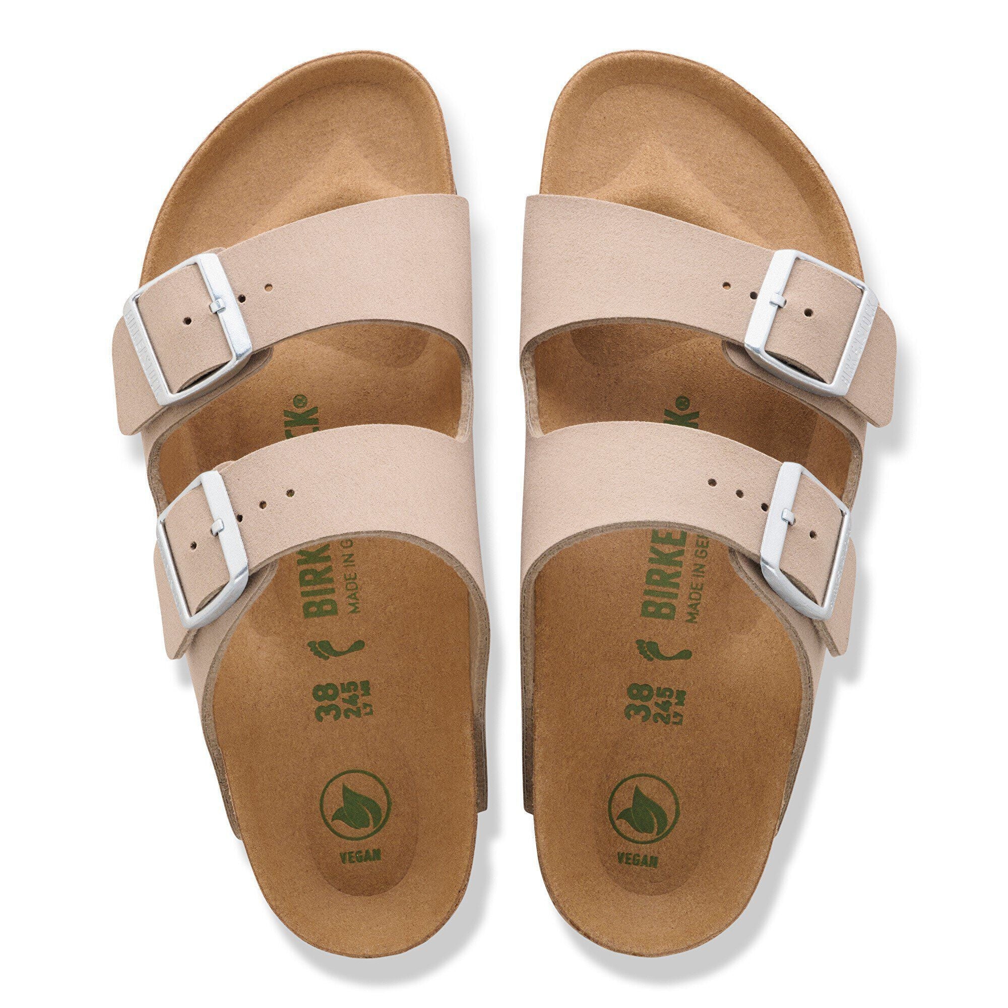 Arizona Vegan Synthetics Soft Birki Vegan Gray Taupe