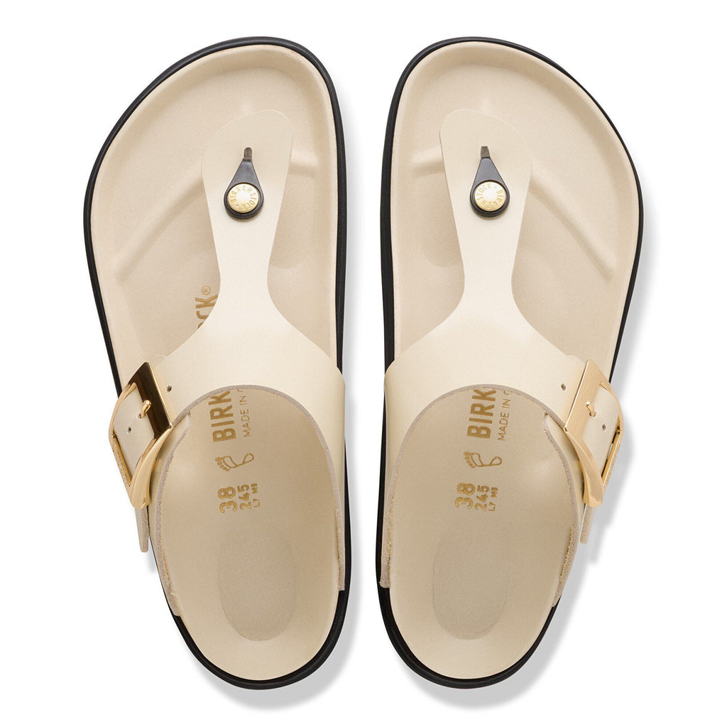 Gizeh Droplet Buckle Natural Leather Patent
