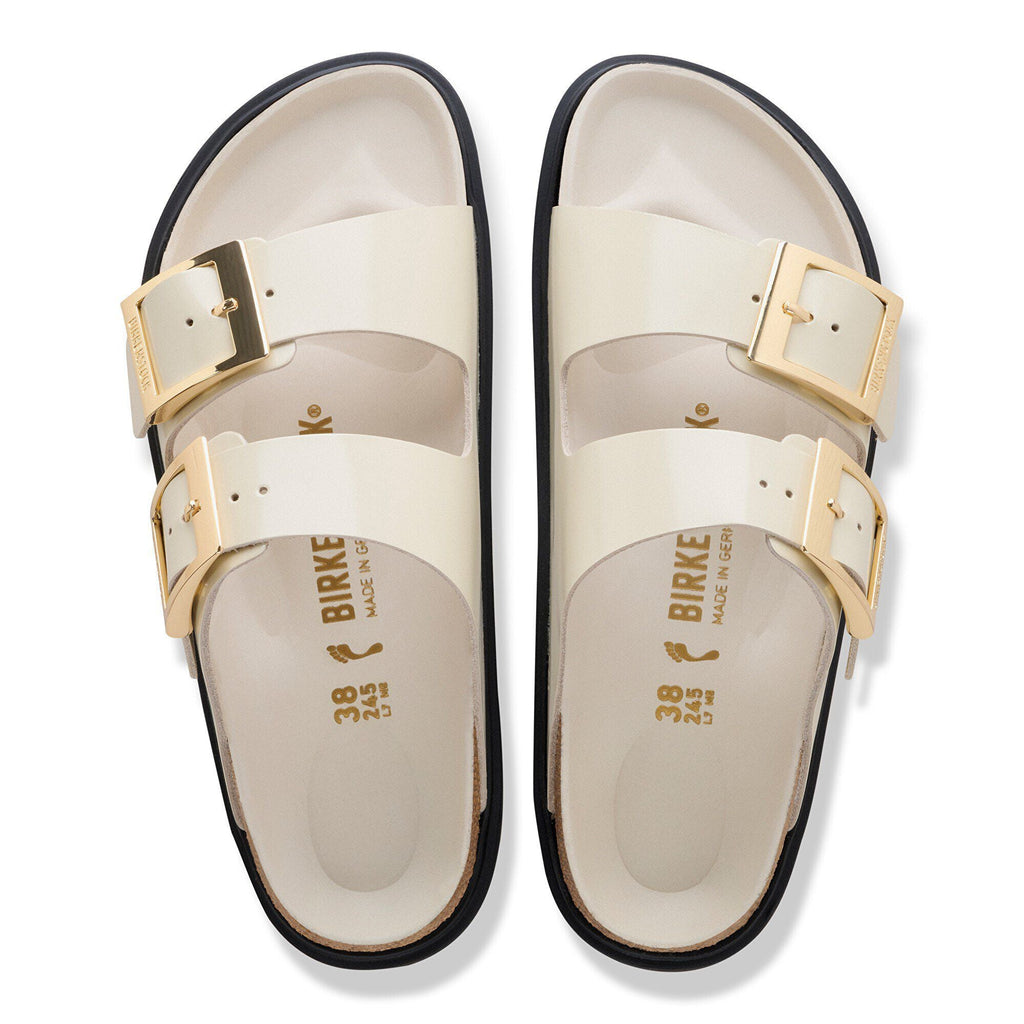 Arizona Droplet Buckle Natural Leather Patent