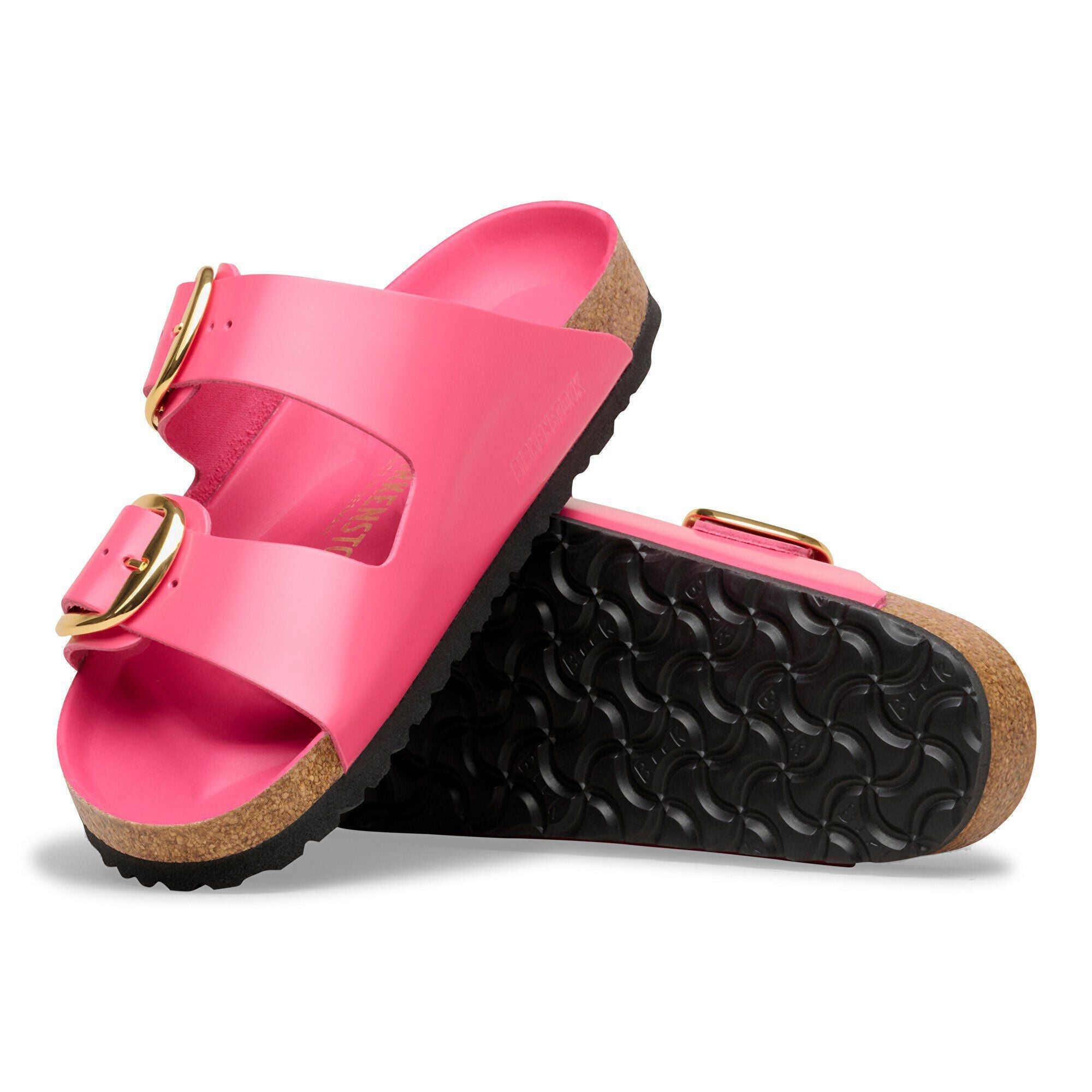 Arizona Big Buckle Natural Leather Patent