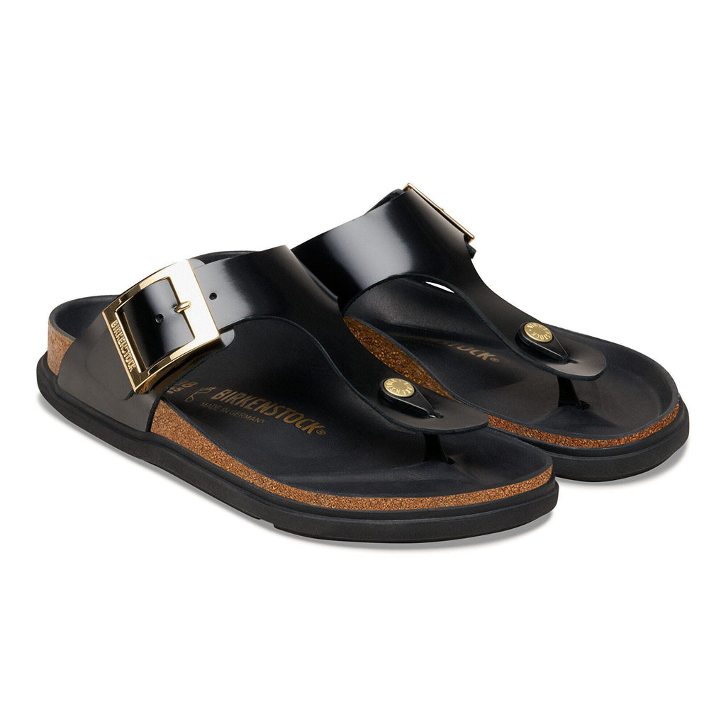 Gizeh Droplet Buckle Natural Leather Patent