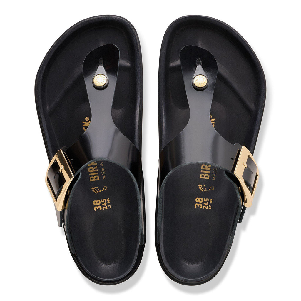 Gizeh Droplet Buckle Natural Leather Patent