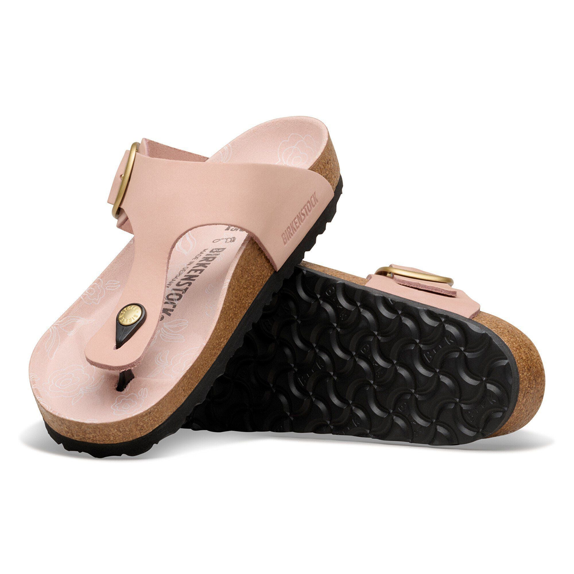 Gizeh Big Buckle Nubuck Leather