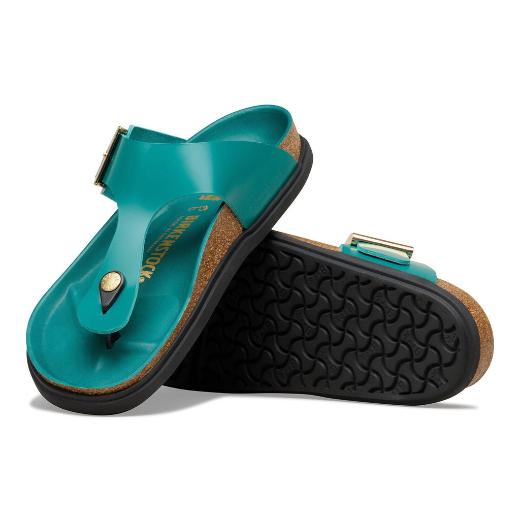 Gizeh Droplet Buckle Natural Leather Patent