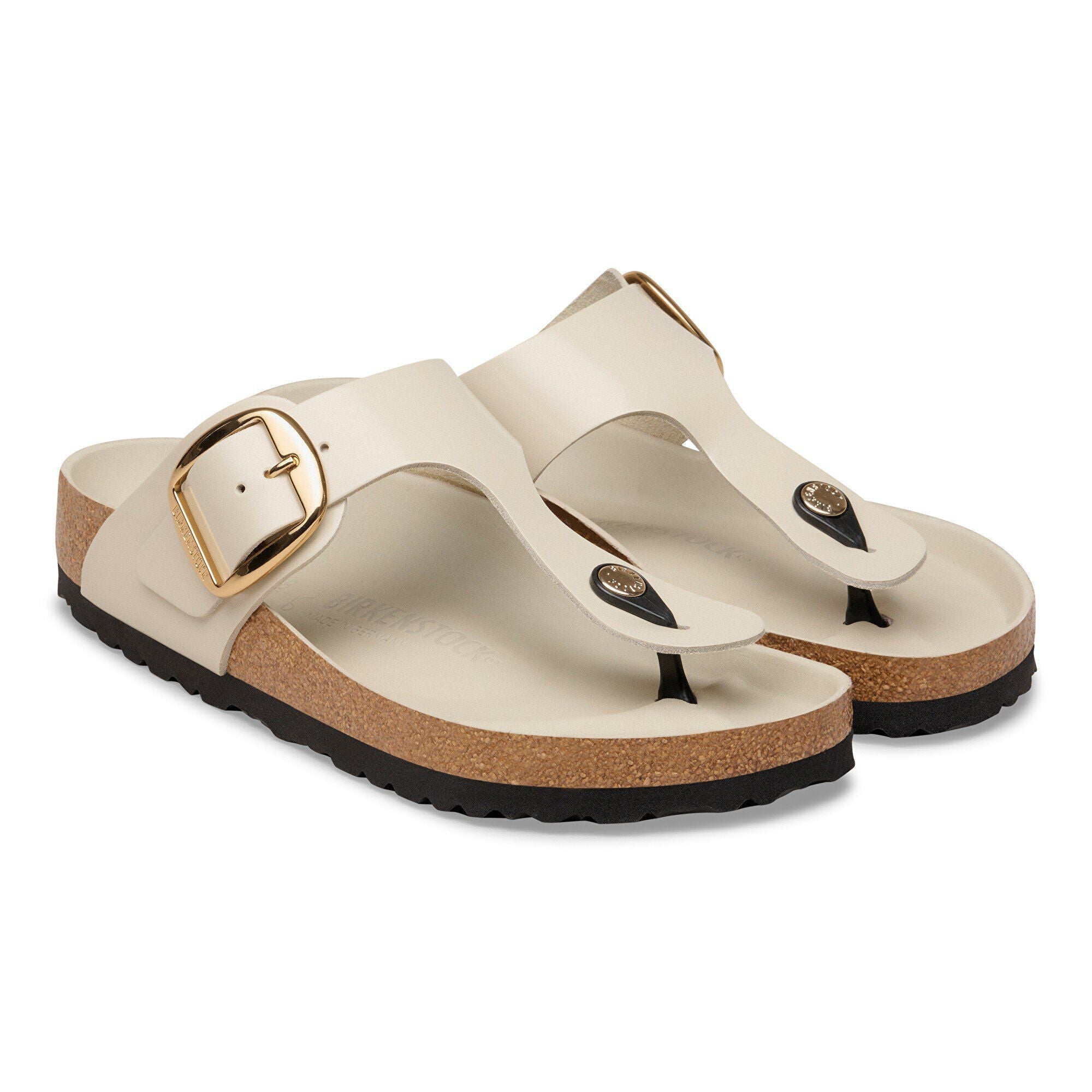 Gizeh Big Buckle Natural Leather Patent