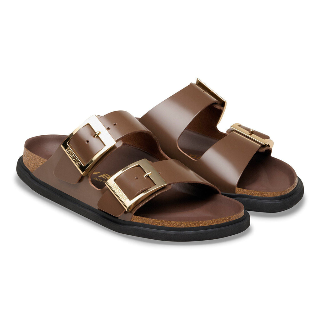 Arizona Droplet Buckle Natural Leather Patent
