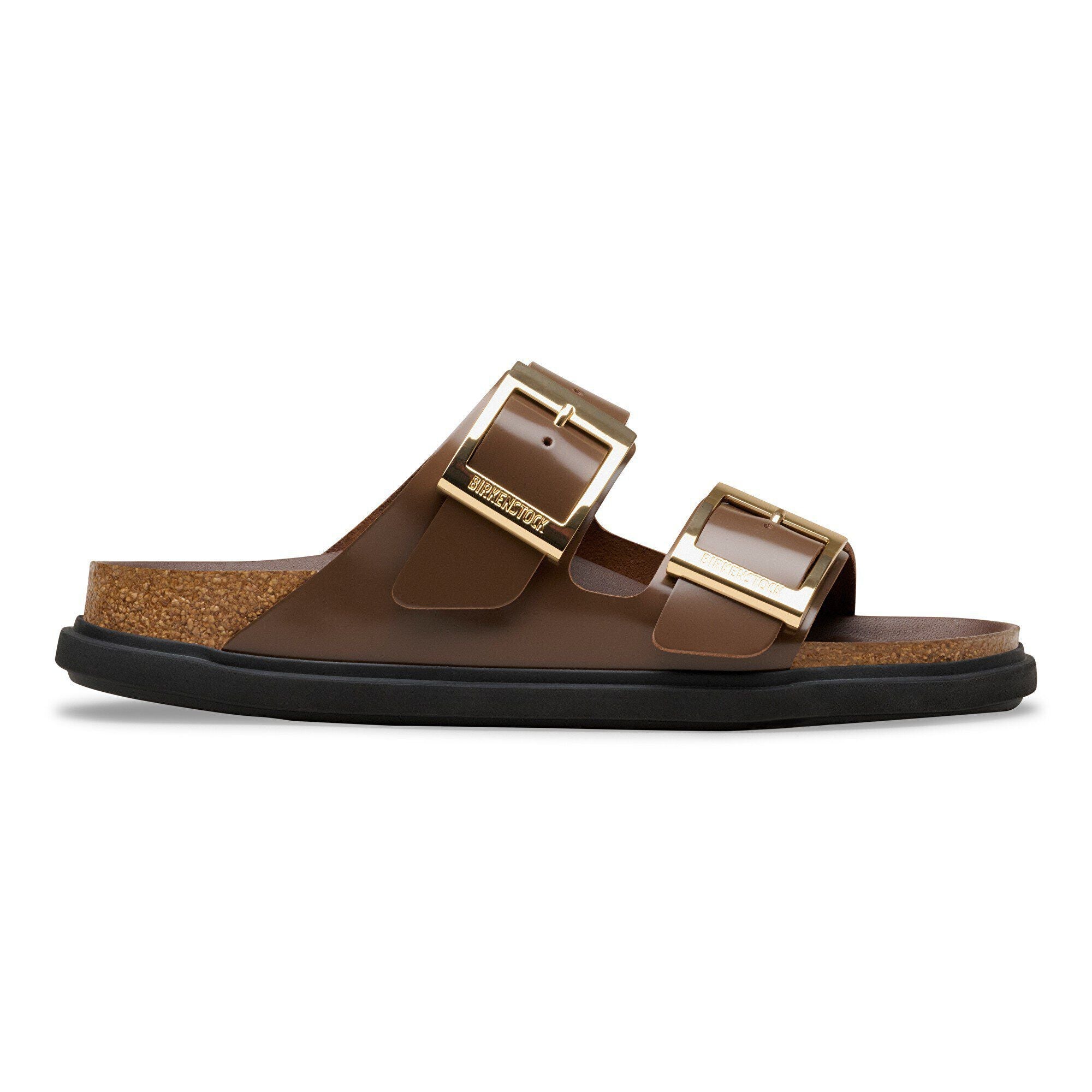 Arizona Droplet Buckle Natural Leather Patent