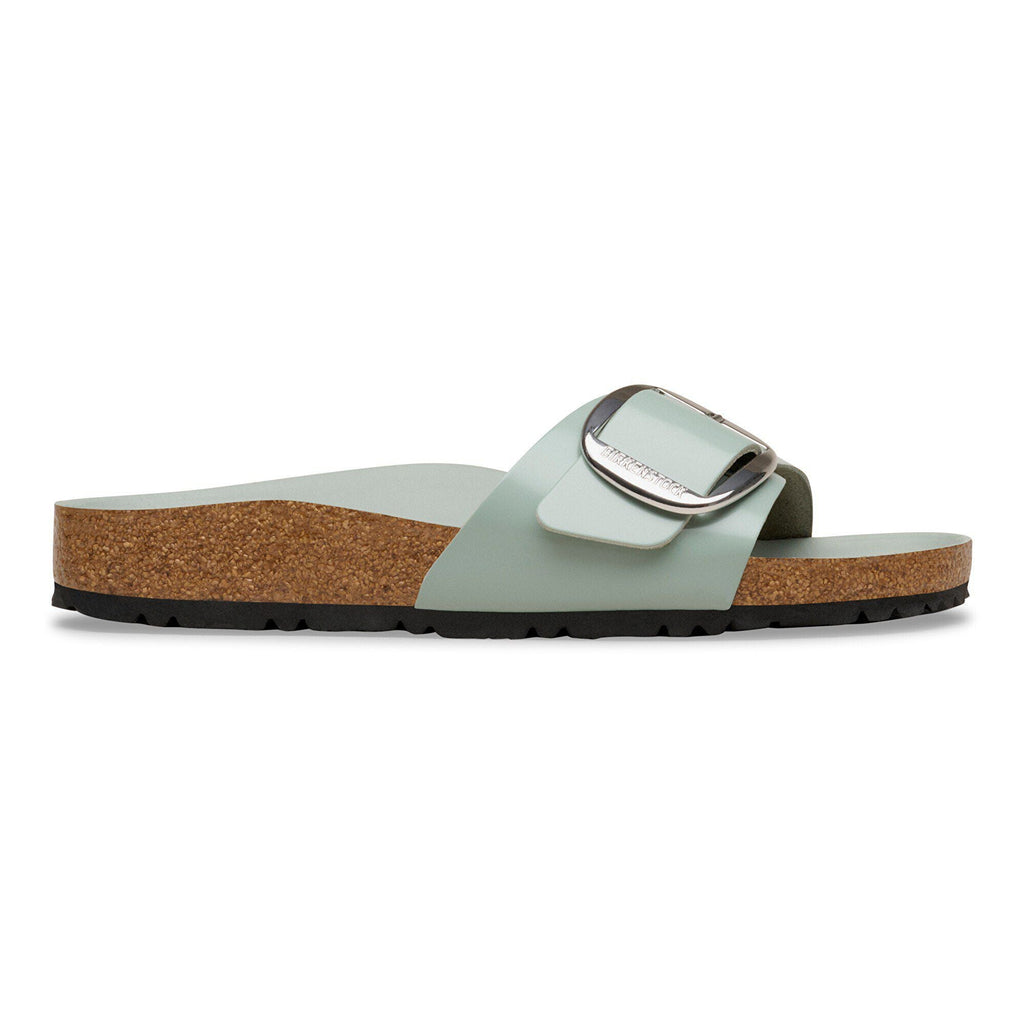 Madrid Big Buckle Natural Leather Patent