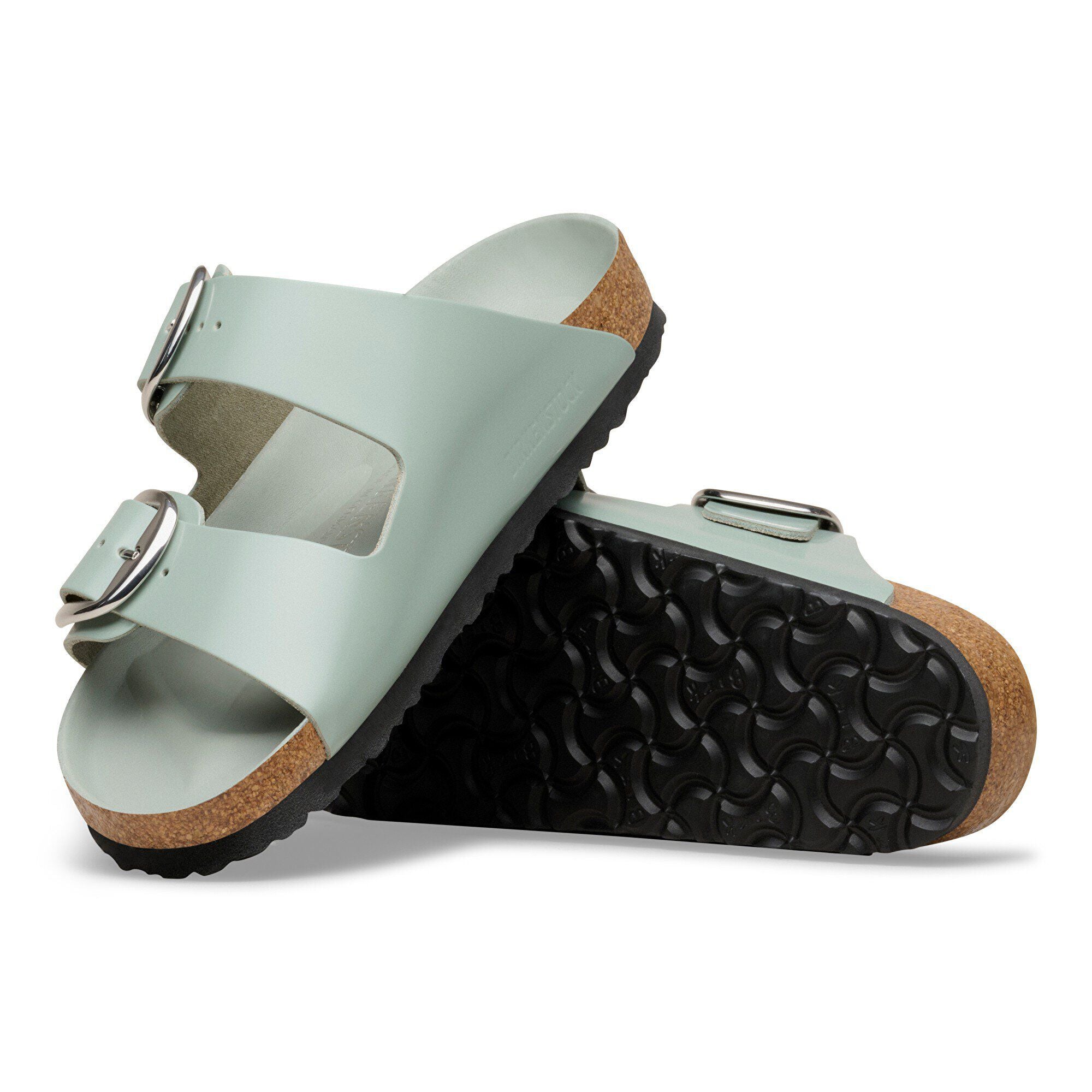 Arizona Big Buckle Natural Leather Patent