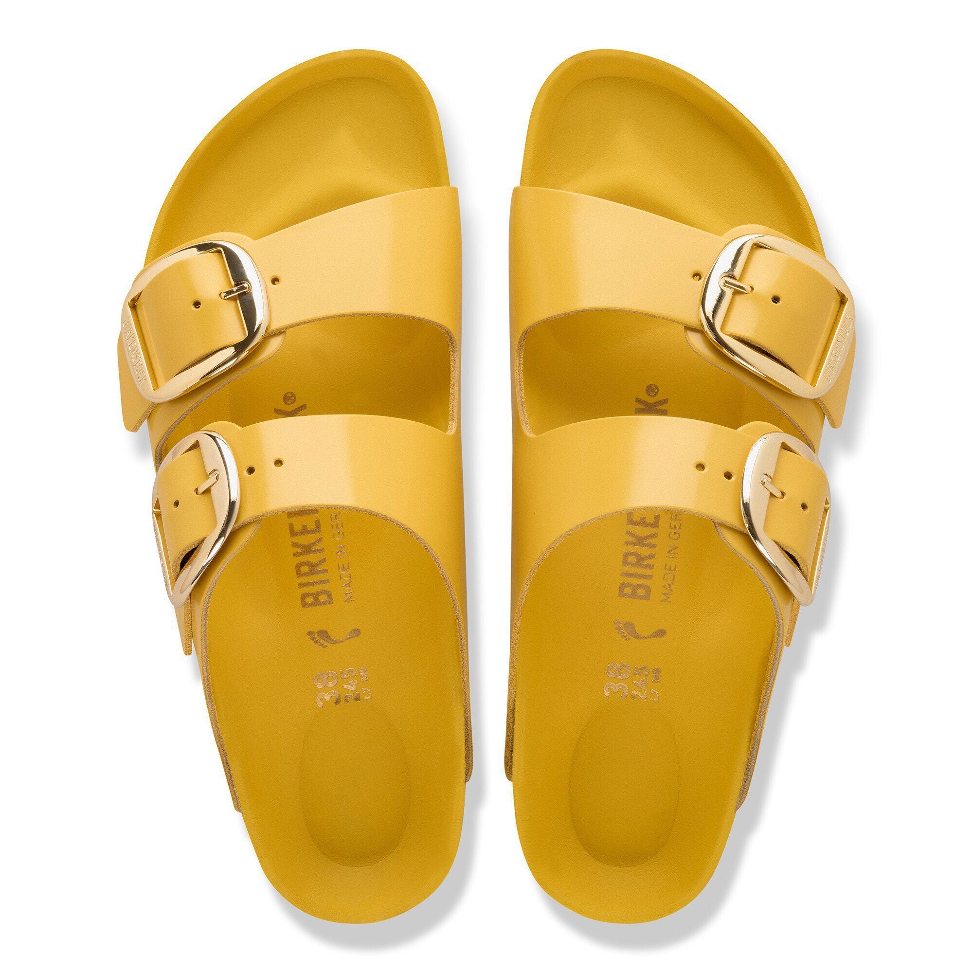 Arizona Big Buckle Natural Leather Patent