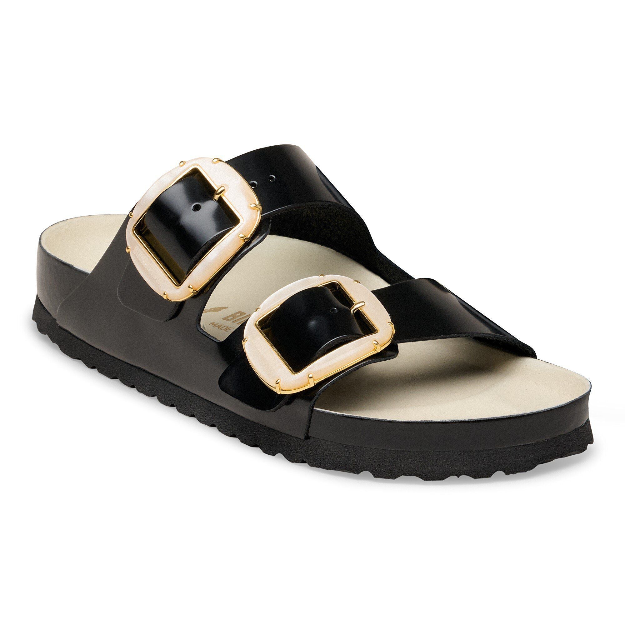 Arizona Big Buckle Natural Leather Patent