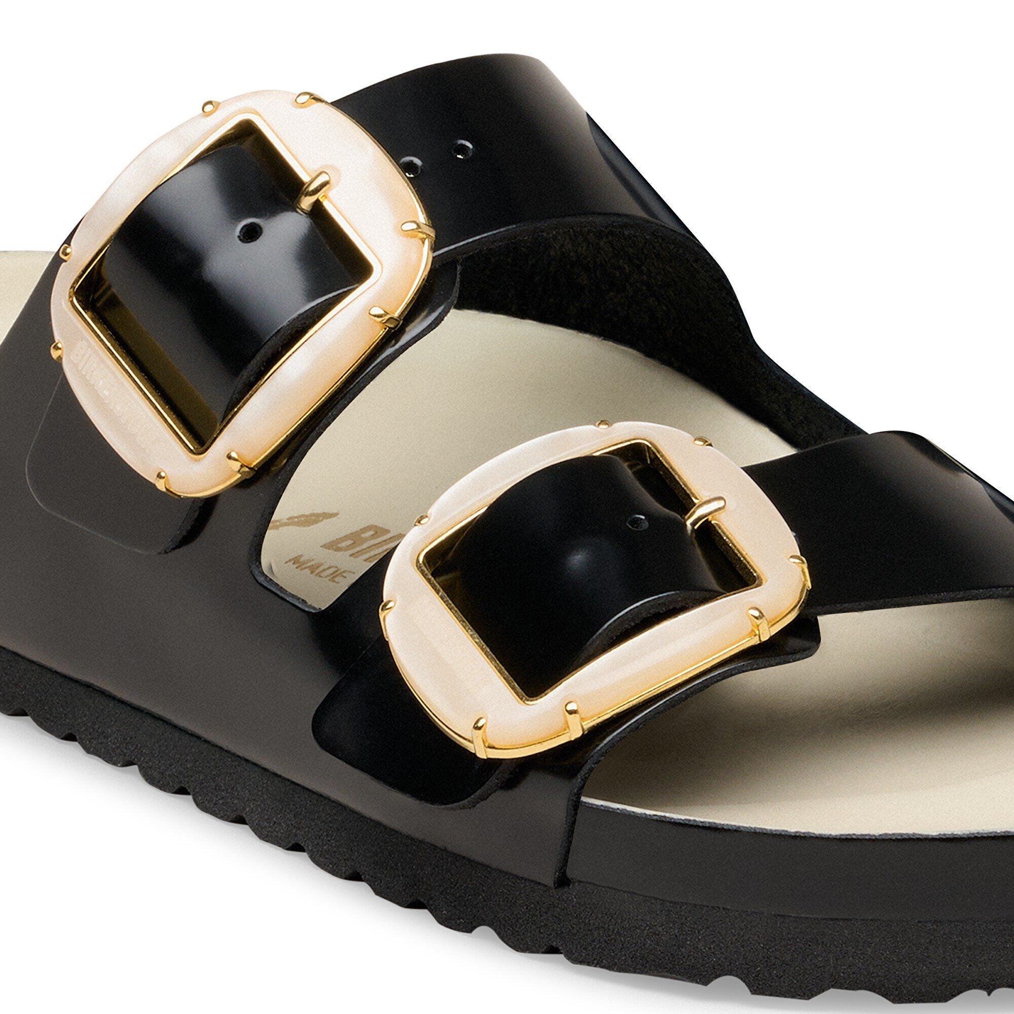 Arizona Big Buckle Natural Leather Patent