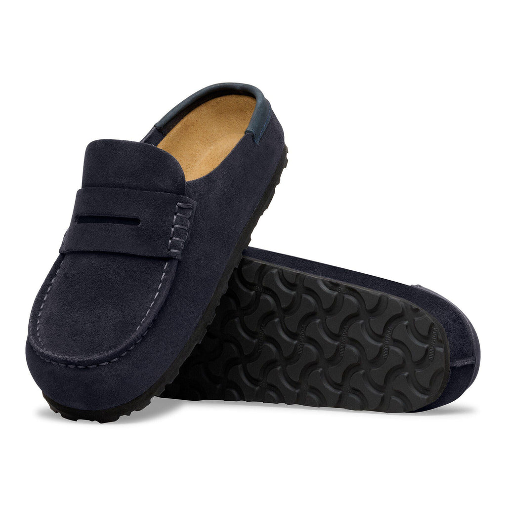 Naples Midnight & Cotton Twist Light Gray Sock
