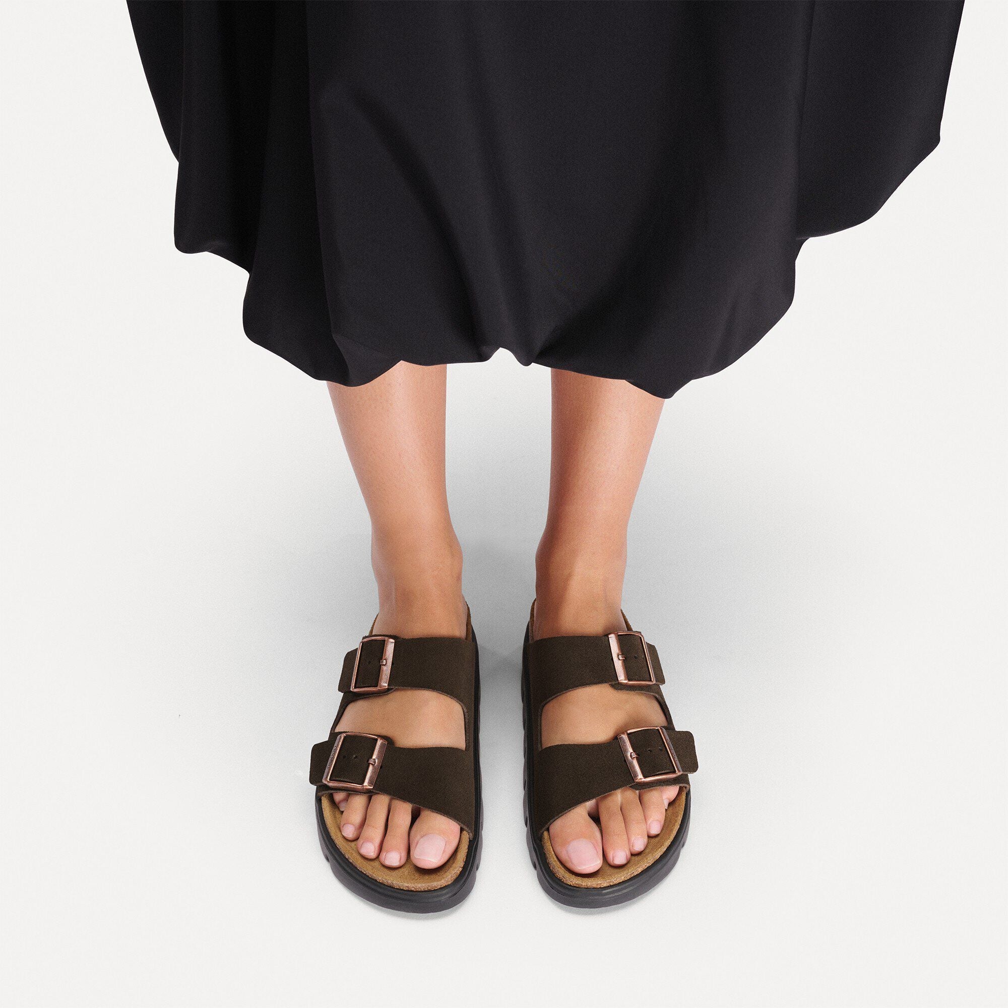 Arizona Platform Suede Leather
