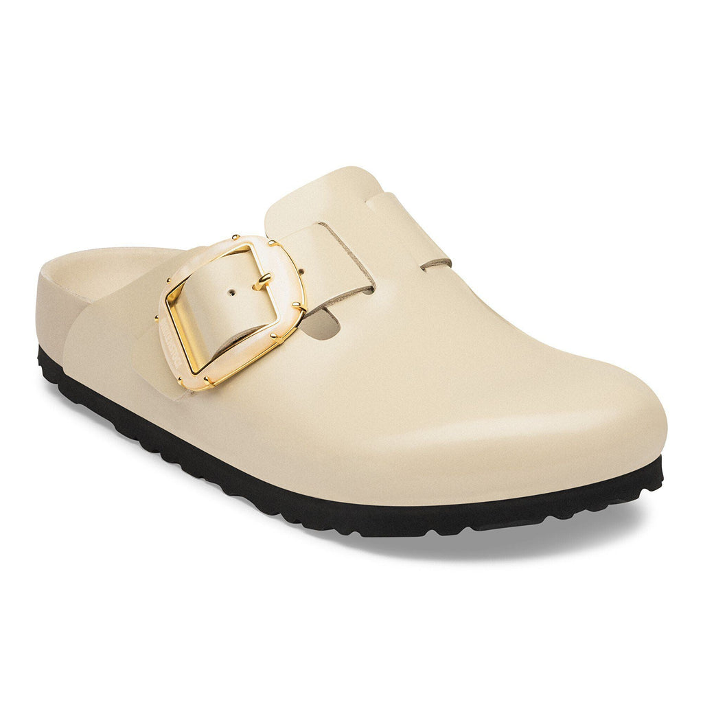 Boston Big Buckle Natural Leather Patent