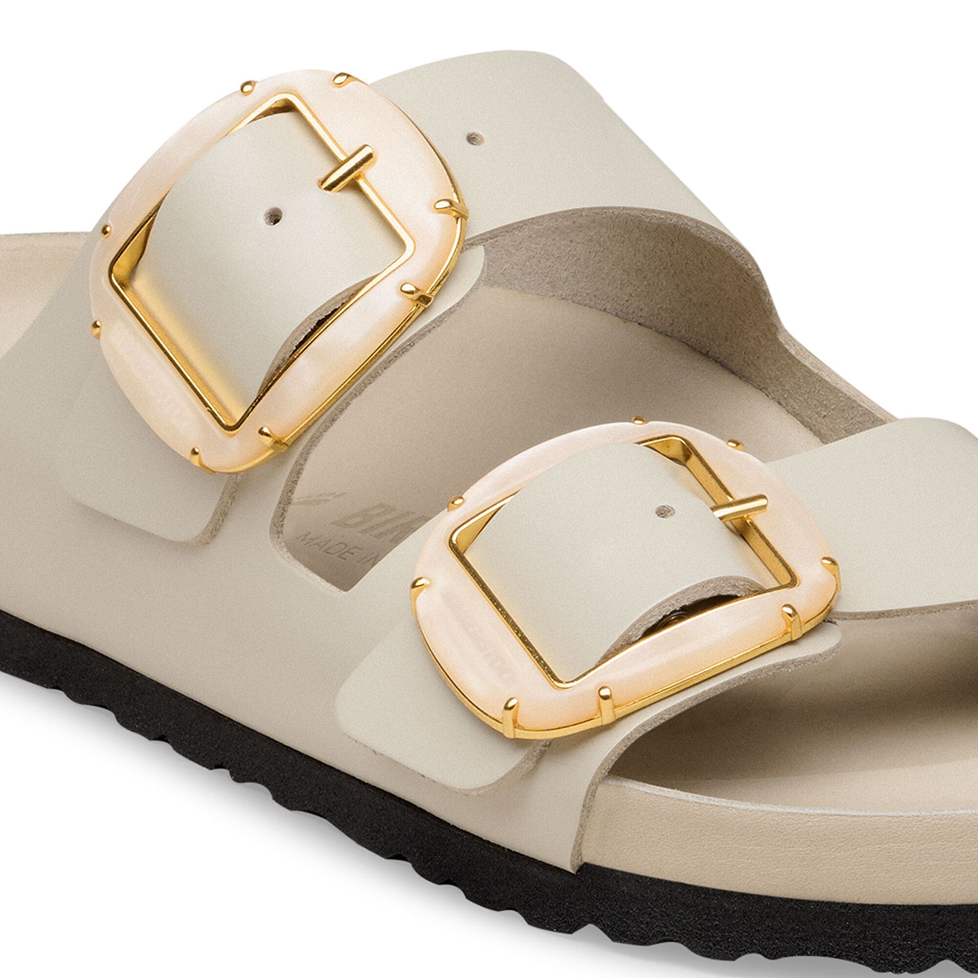 Arizona Big Buckle Natural Leather Patent