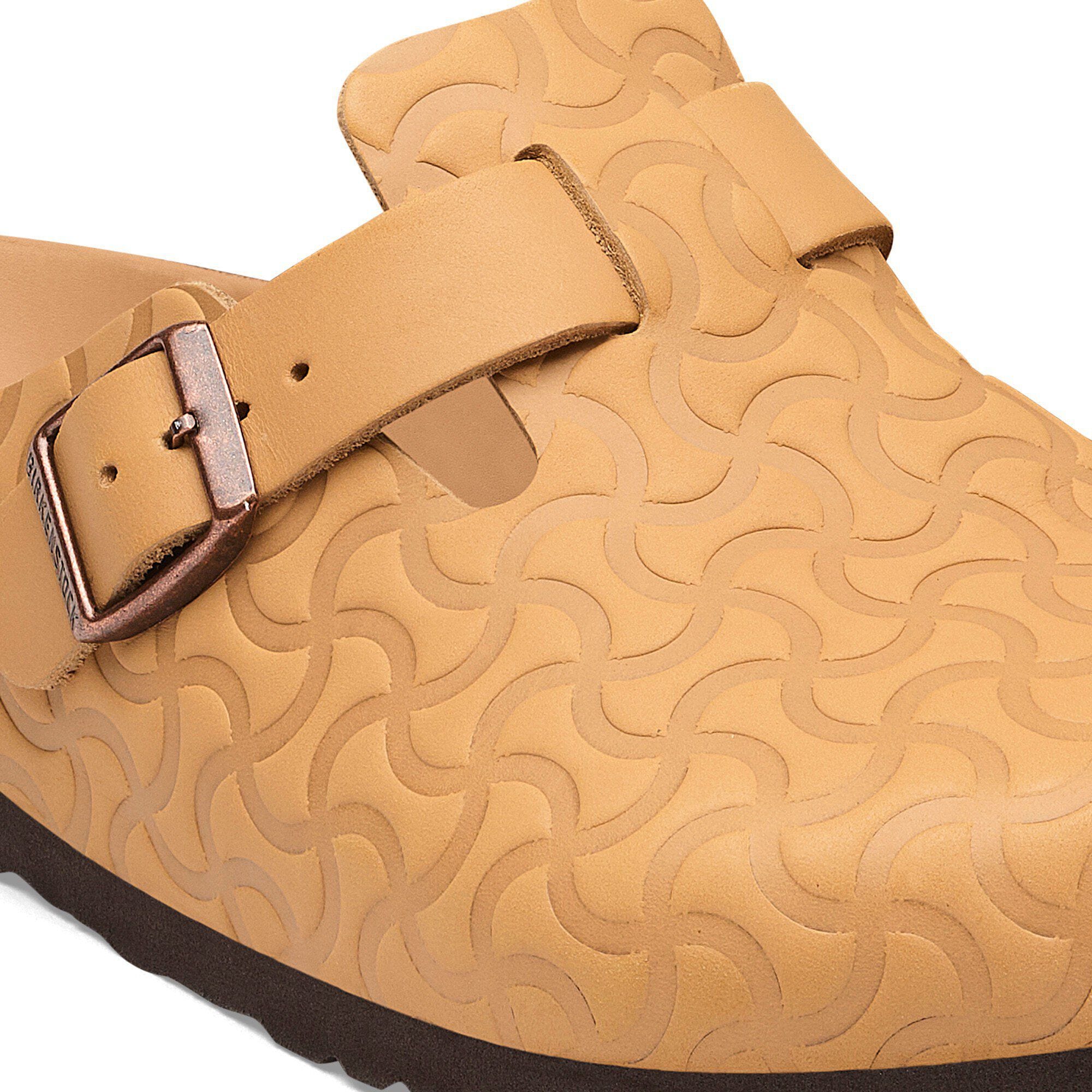 Boston Natural Leather Embossed
