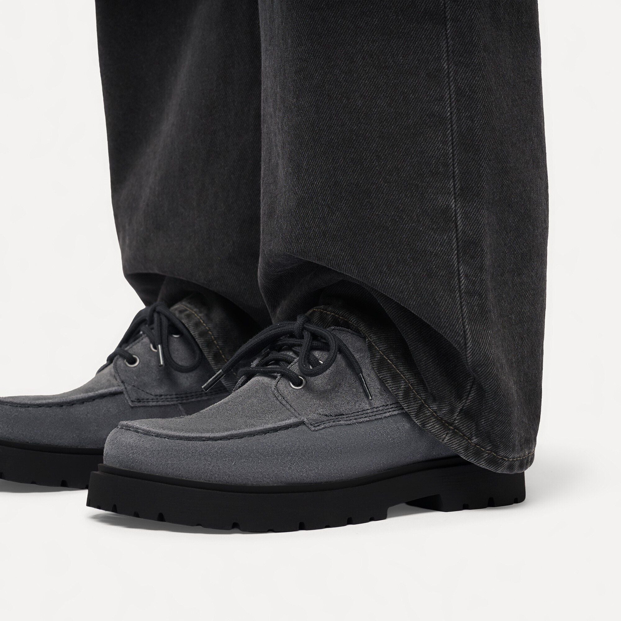 Highwood Moc Lace Low Suede Leather