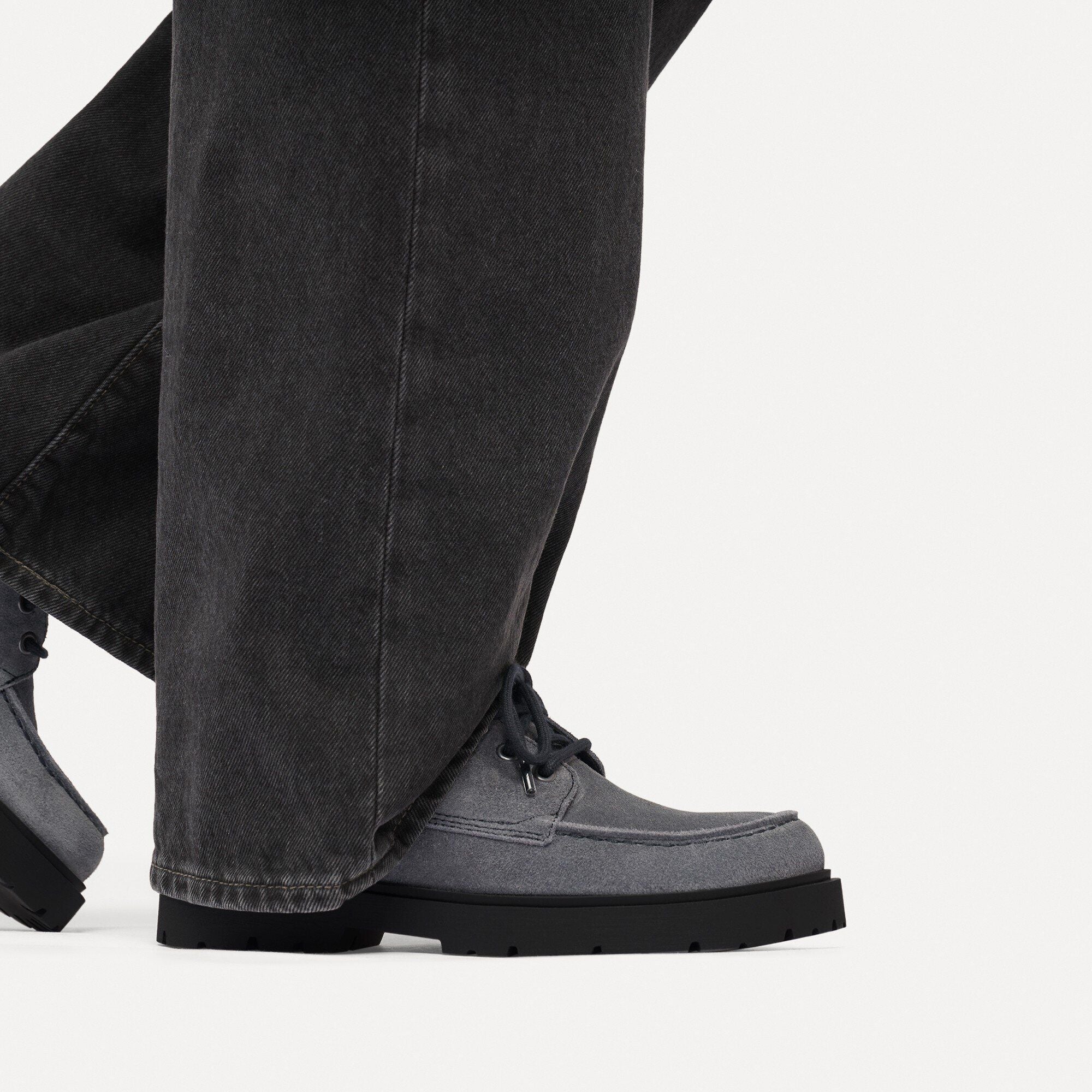 Highwood Moc Lace Low Suede Leather