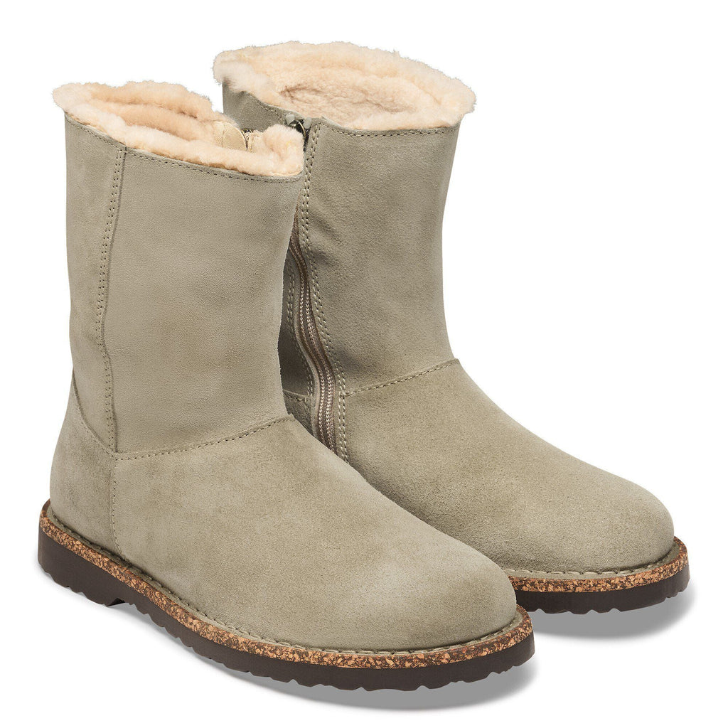 Uppsala Zip Shearling Suede Leather
