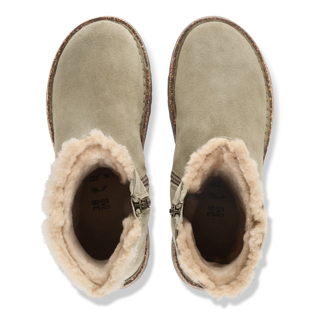 Uppsala Zip Shearling Suede Leather