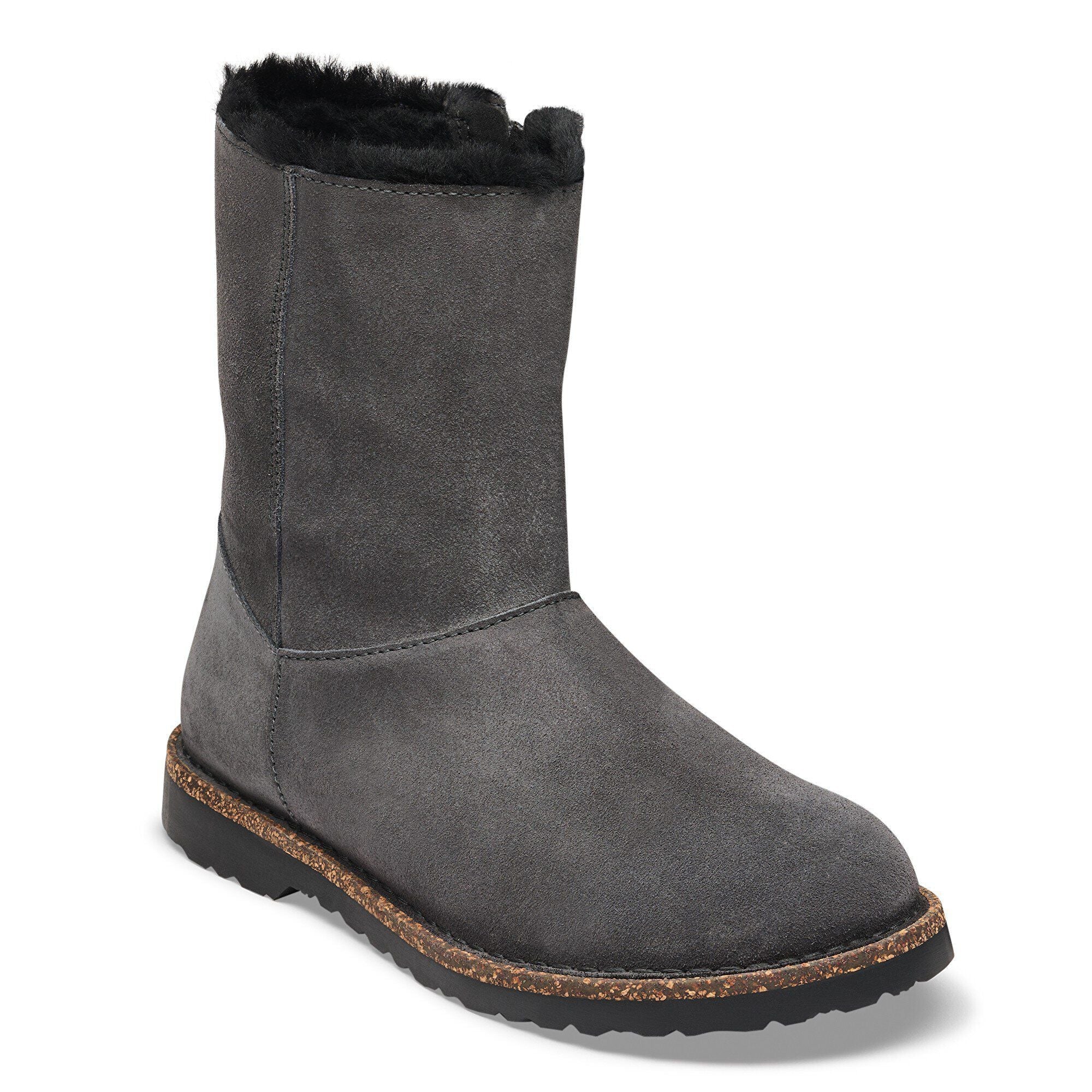 Uppsala Zip Shearling Suede Leather