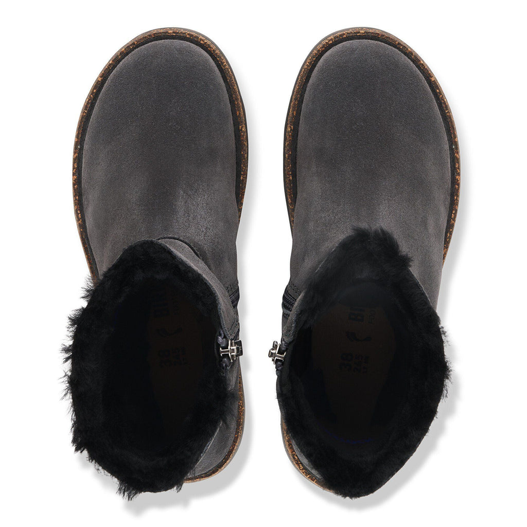 Uppsala Zip Shearling Suede Leather