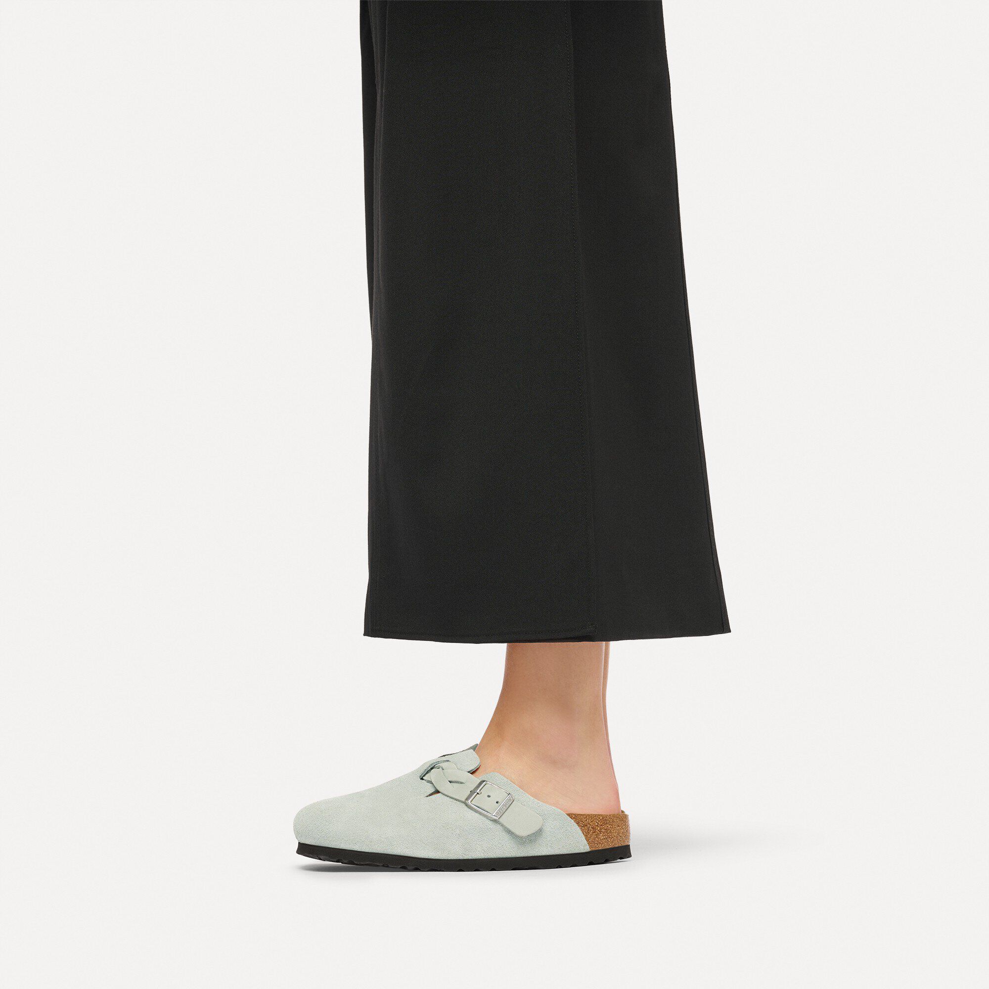 Boston Braided Suede Leather