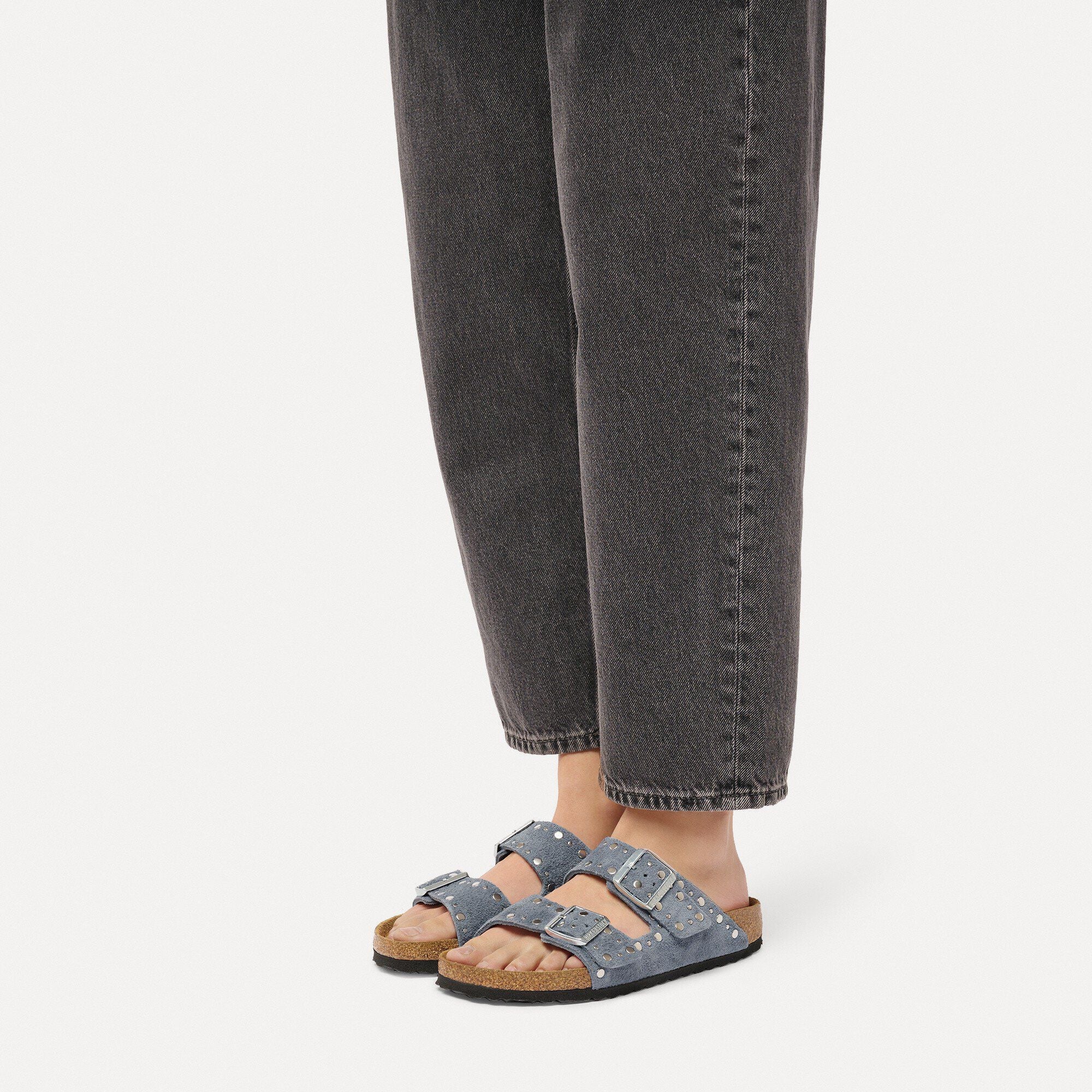 Arizona Rivet Suede Leather