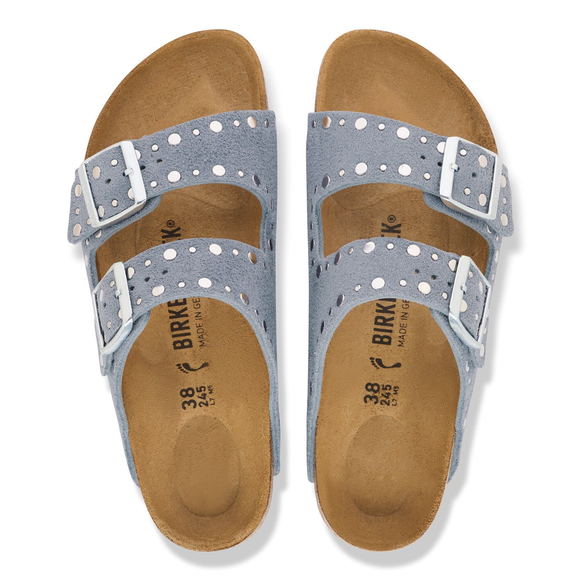 Arizona Rivet Suede Leather