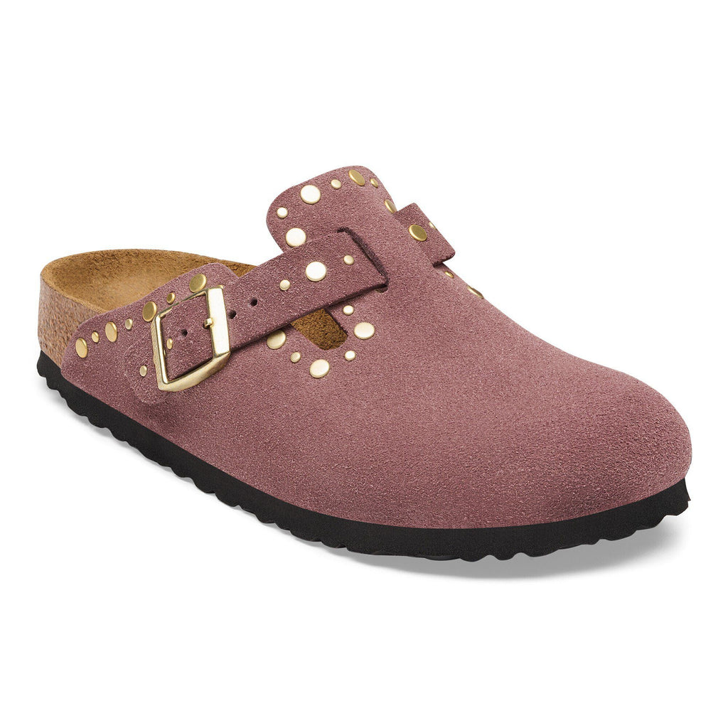 Boston Rivet Suede Leather