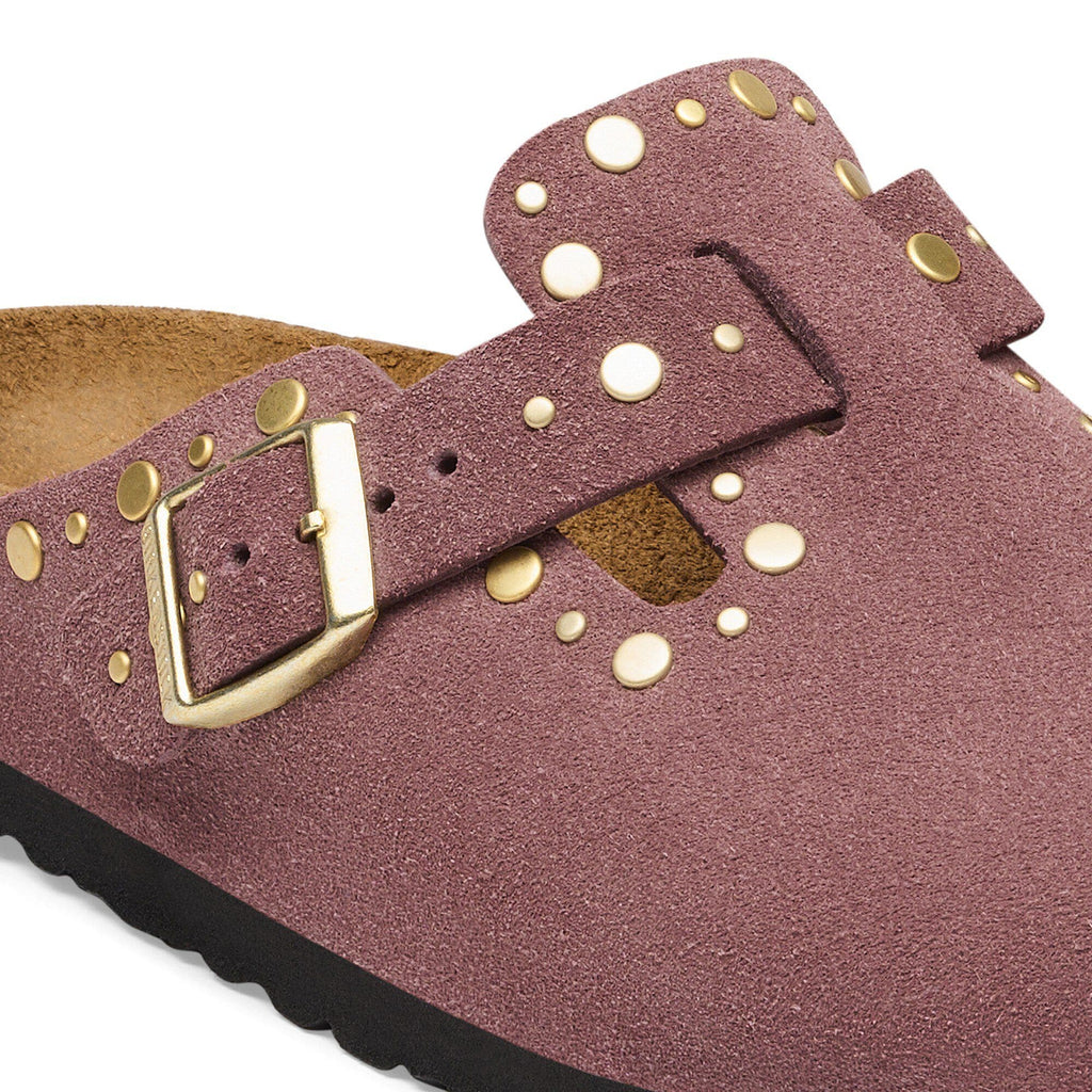 Boston Rivet Suede Leather