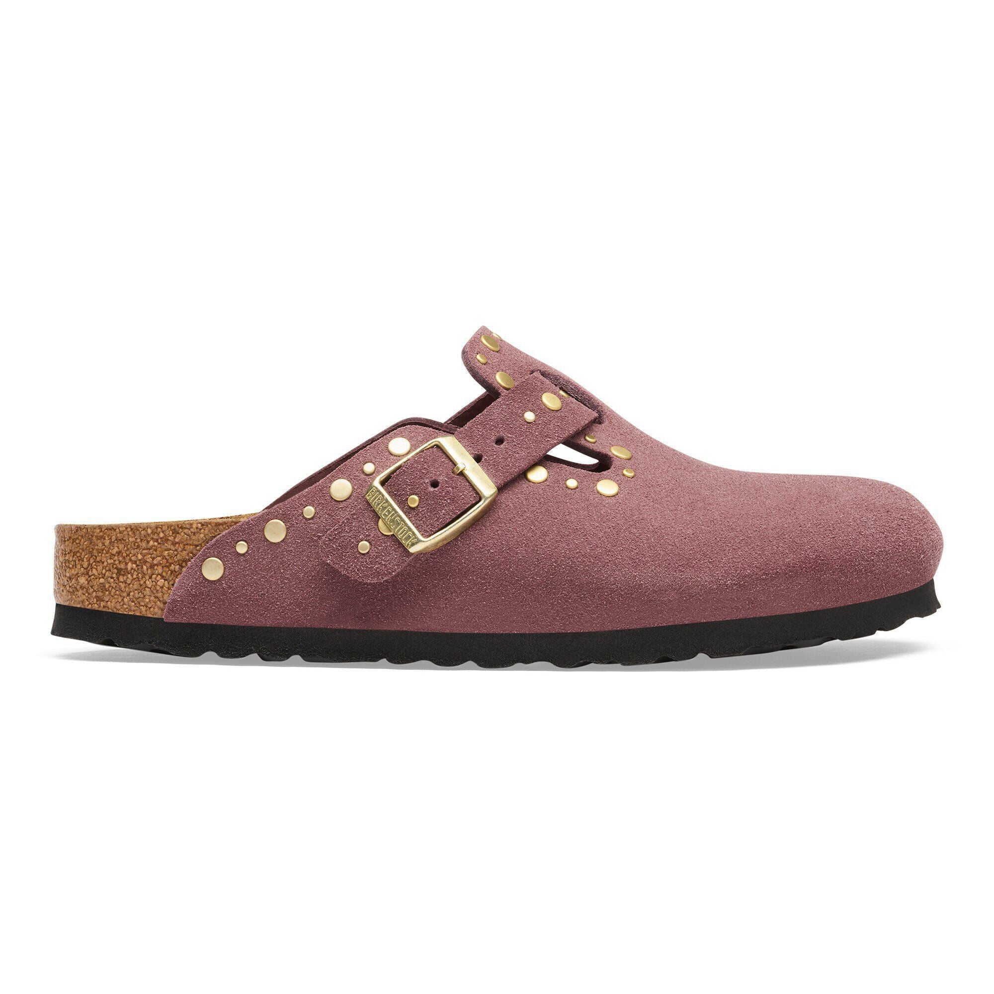 Boston Rivet Suede Leather