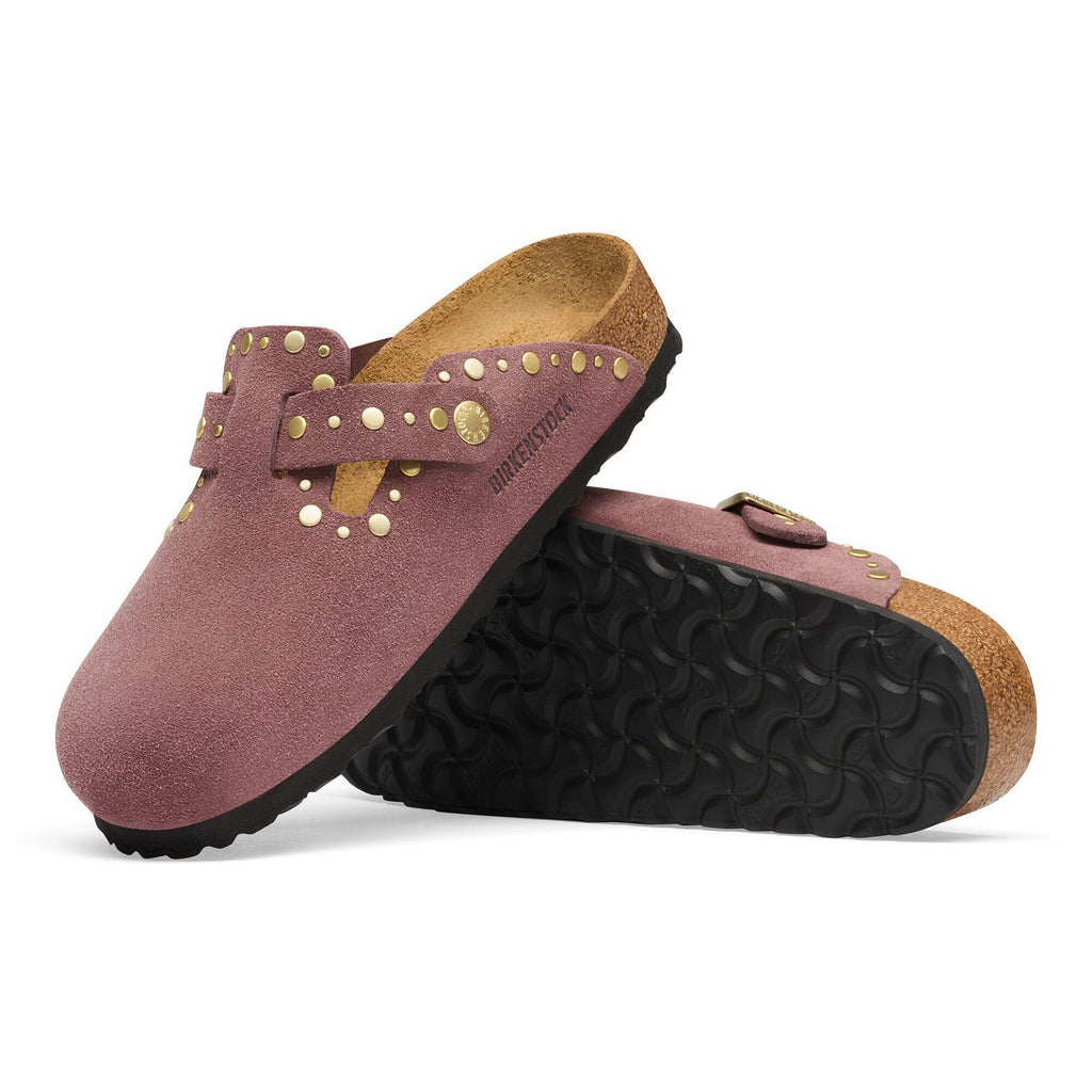 Boston Rivet Suede Leather