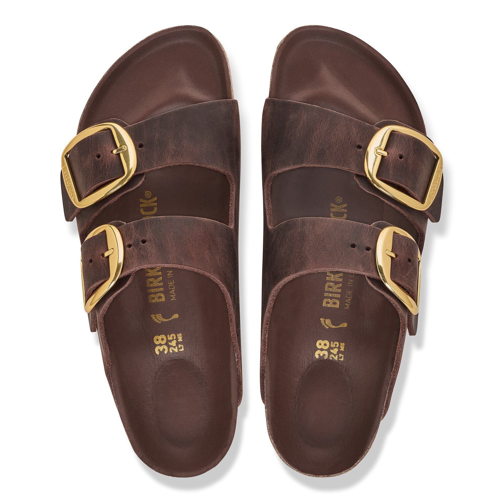 Arizona Big Buckle Natural Leather Oiled