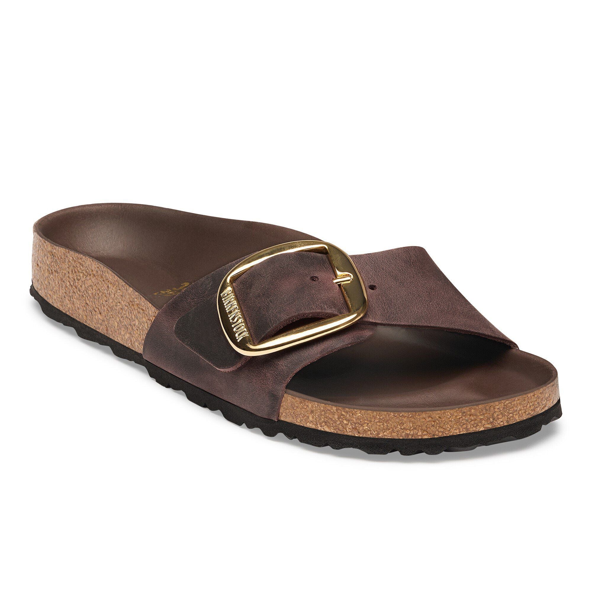 Madrid Big Buckle Natural Leather Oiled